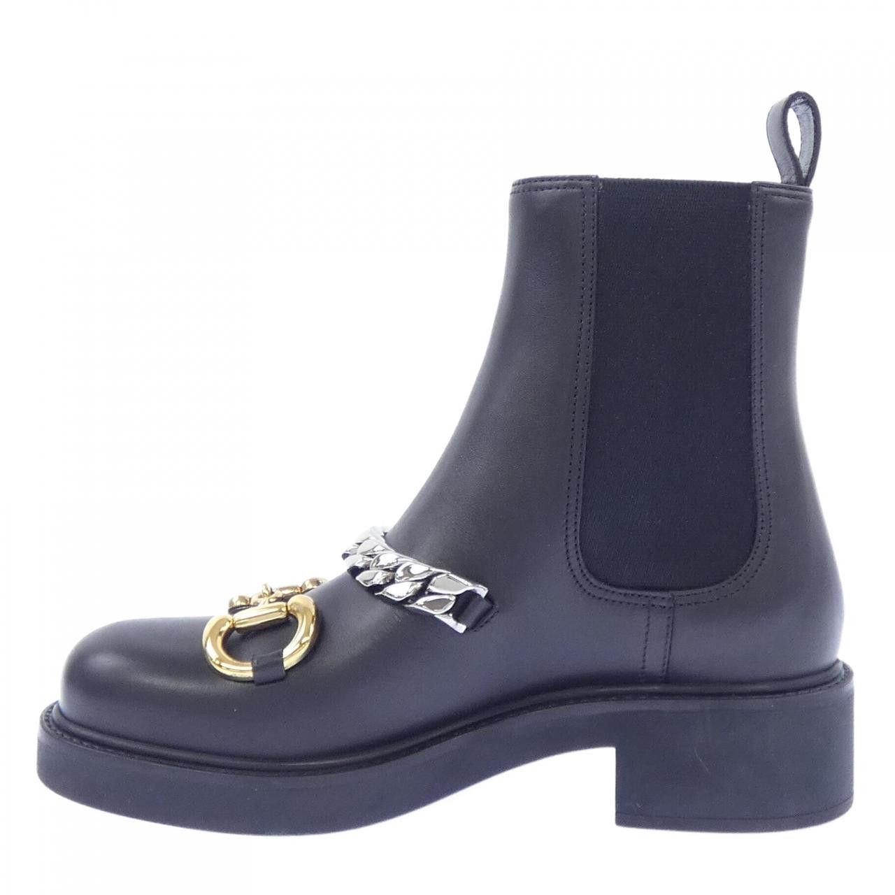 Gucci Gucci Gucci Chelsea Leather Boots Leather Shoes 670393 DUTY FREE for USA Size ONE SIZE - 2 Thumbnail