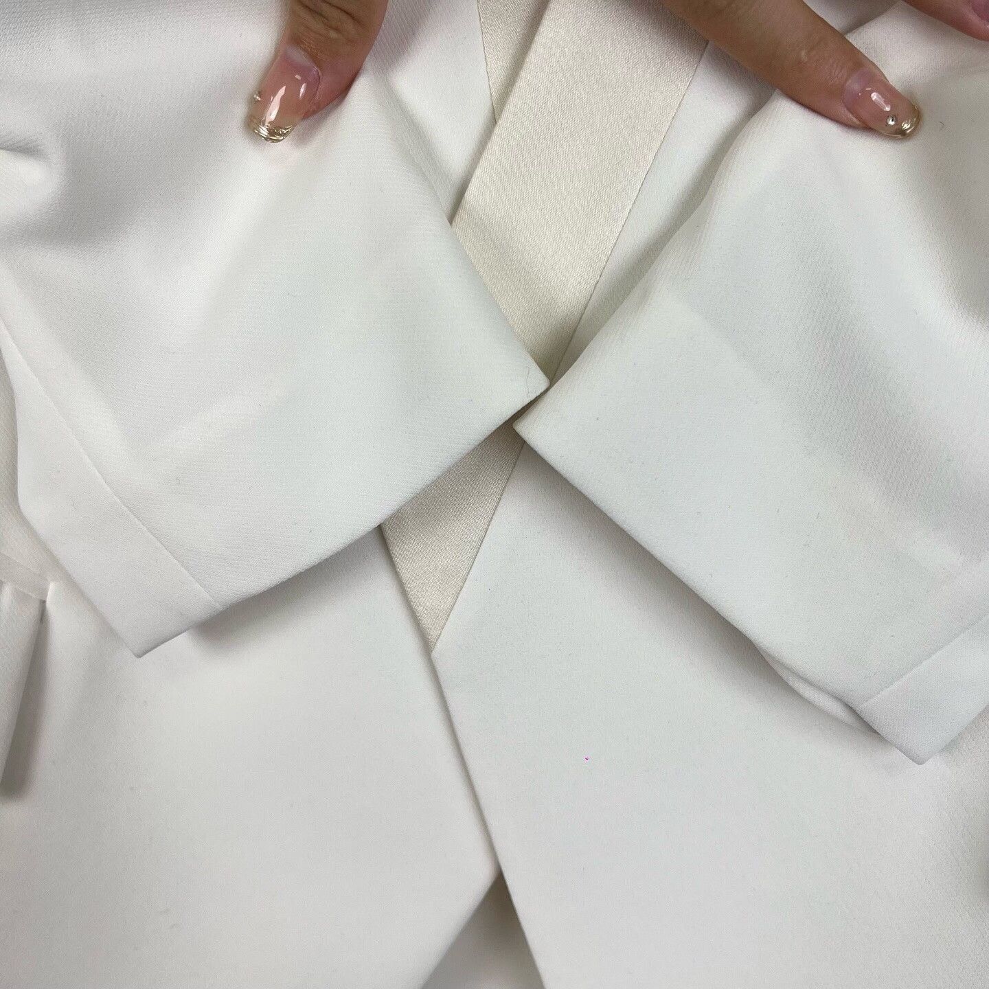Balmain Balmain Classic White Paneled Blazer Size XS / US 0-2 / IT 36-38 - 6 Thumbnail