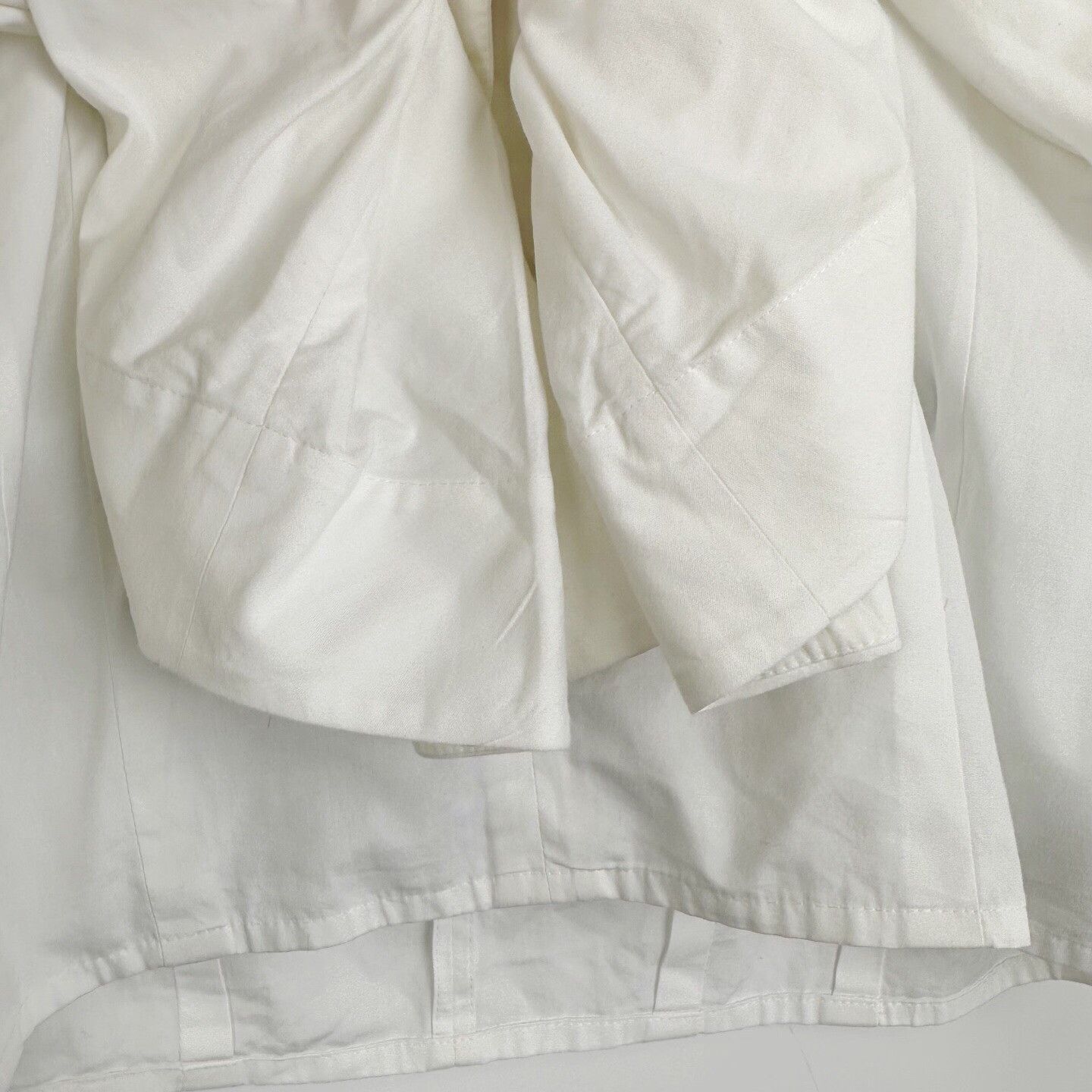 Celine Celine Women's White Stand Collar Zipper Shirt Size XS / US 0-2 / IT 36-38 - 5 Thumbnail