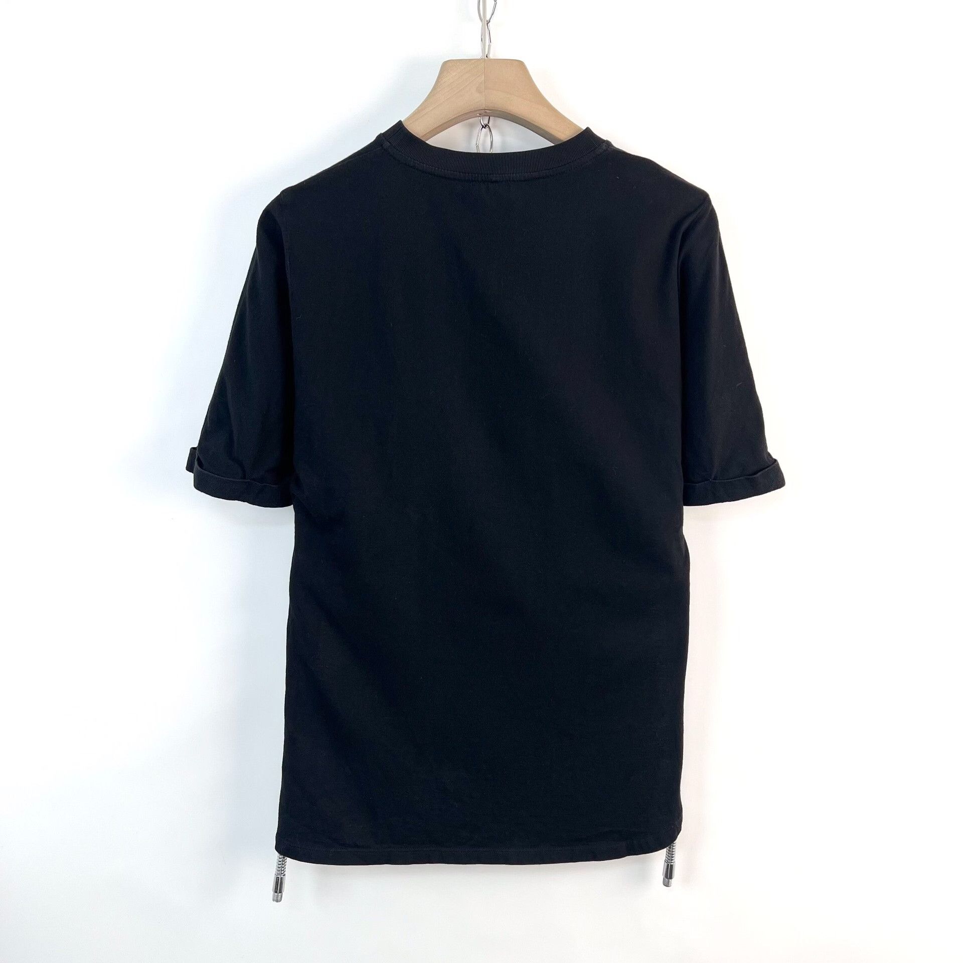 Fendi Fendi Crystal Logo Black Short-Sleeve T-Shirt Size S / US 4 / IT 40 - 2 Thumbnail