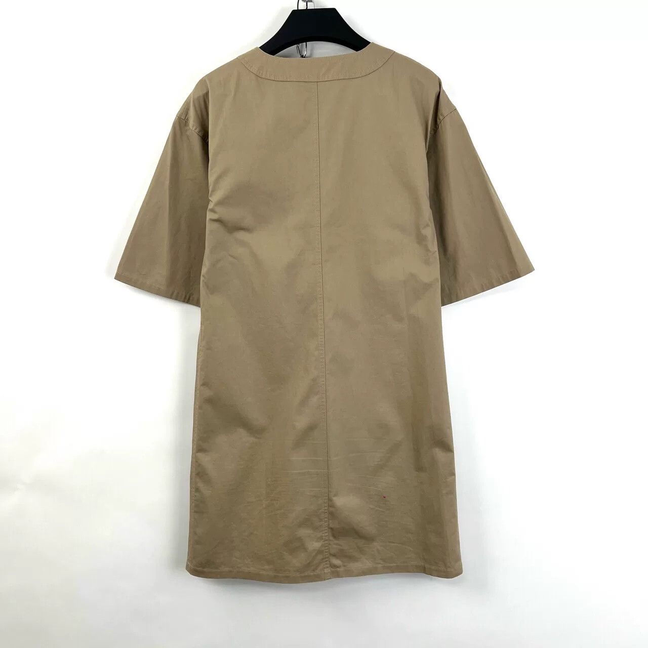Celine Celine Beige Gold Button Utility Dress Size XXS / US 00 / IT 34 - 2 Thumbnail