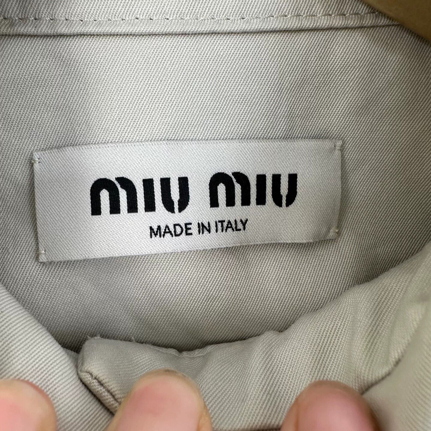 Miu Miu Miu Miu Women's Utility Casual Short Coat Size S / US 4 / IT 40 - 4 Thumbnail