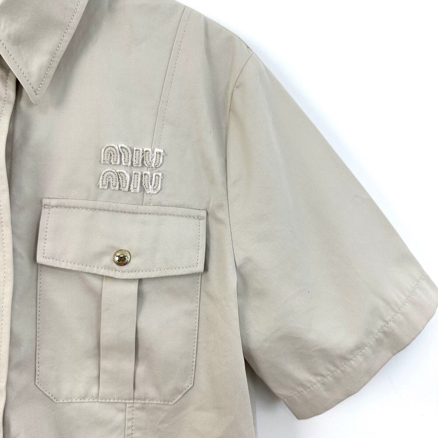 Miu Miu Miu Miu Women's Utility Casual Short Coat Size S / US 4 / IT 40 - 5 Thumbnail
