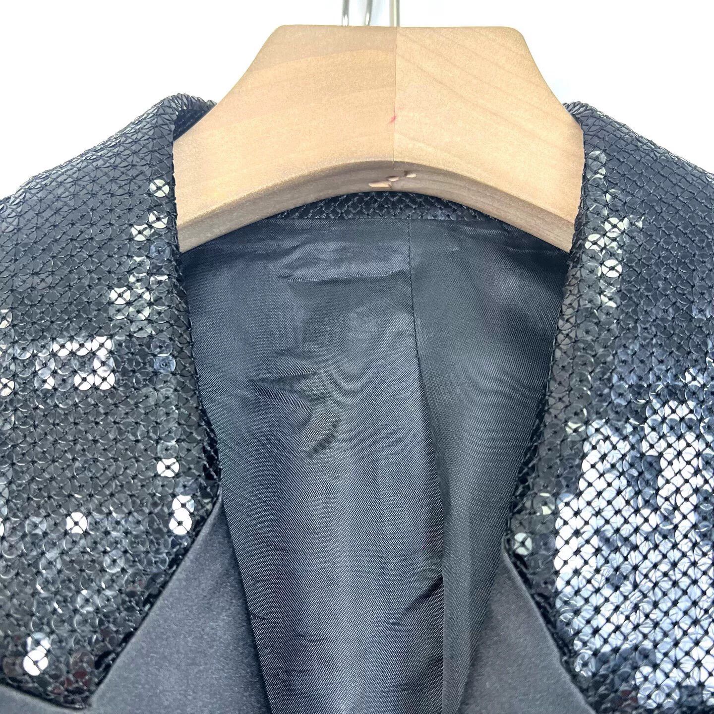Celine Celine Military Sequin Blazer Jacket Size S / US 4 / IT 40 - 3 Thumbnail
