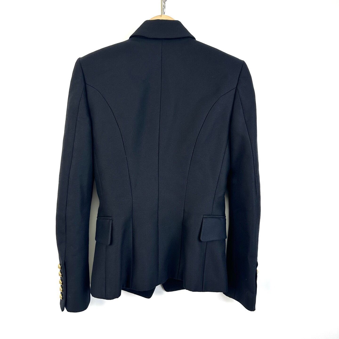 Balmain Balmain Women's Black Double-Breasted Blazer Size S / US 4 / IT 40 - 2 Thumbnail
