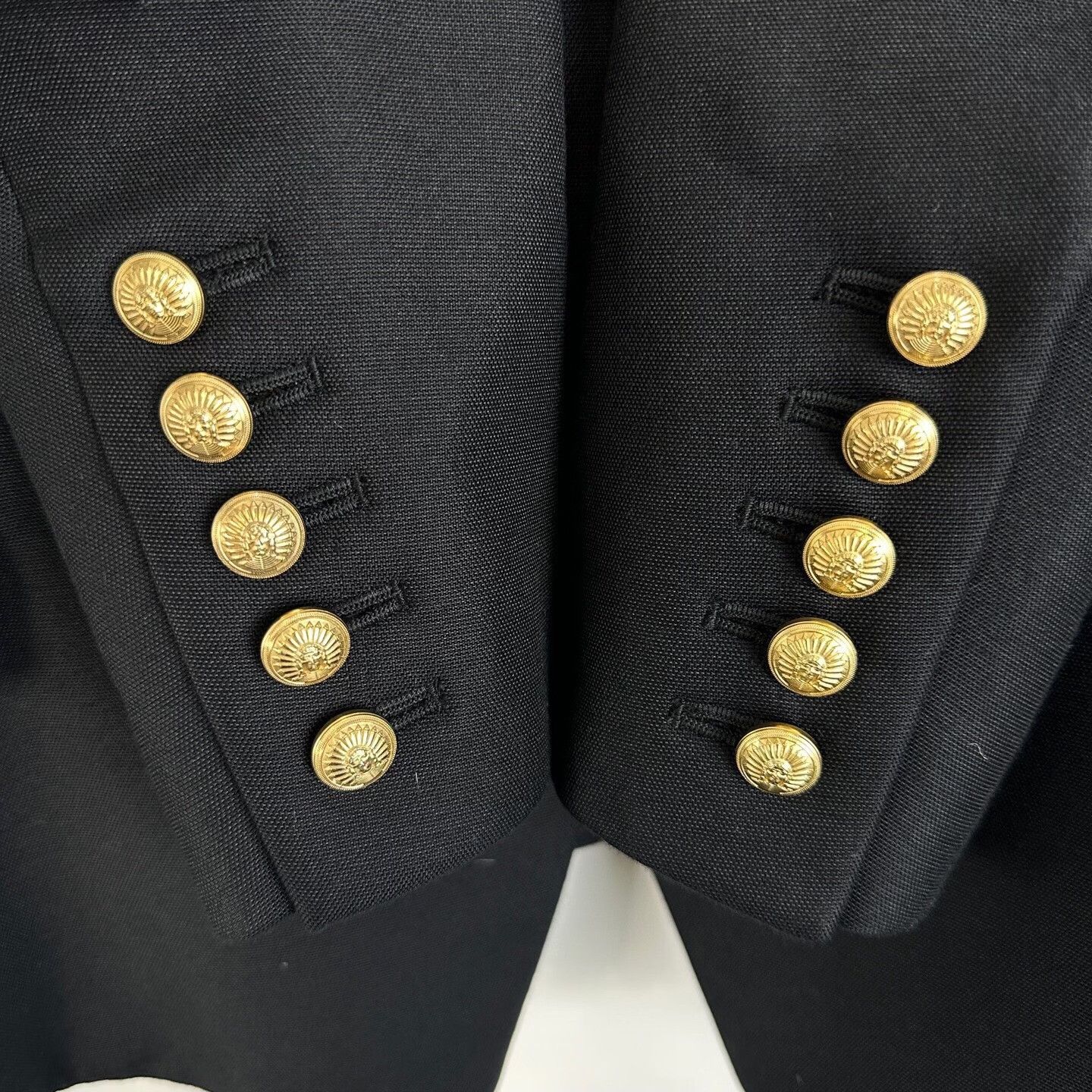 Balmain Balmain Women's Black Double-Breasted Blazer Size S / US 4 / IT 40 - 5 Thumbnail