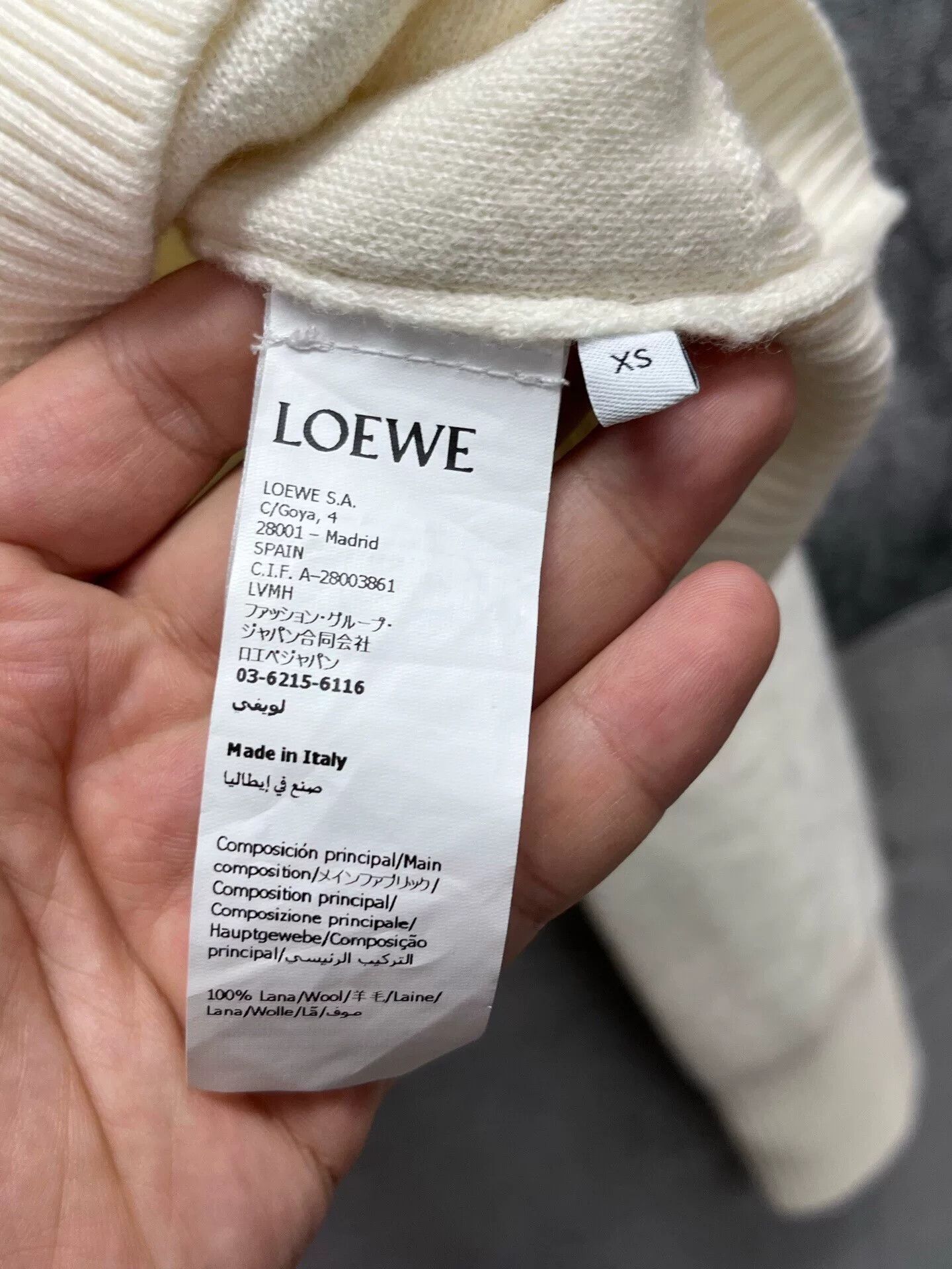 Loewe LOEWE 25FW Embroidered Wool Knit Sweater Size XS / US 0-2 / IT 36-38 - 5 Thumbnail