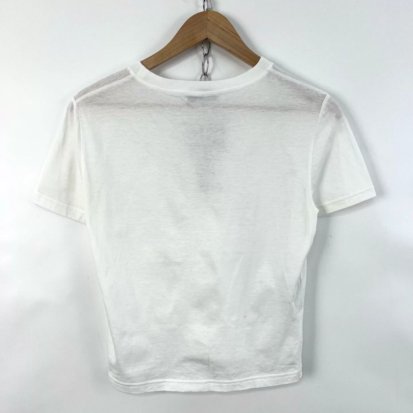 Miu Miu Miu Miu White Embroidered Rabbit Logo Tee Size S / US 4 / IT 40 - 2 Thumbnail