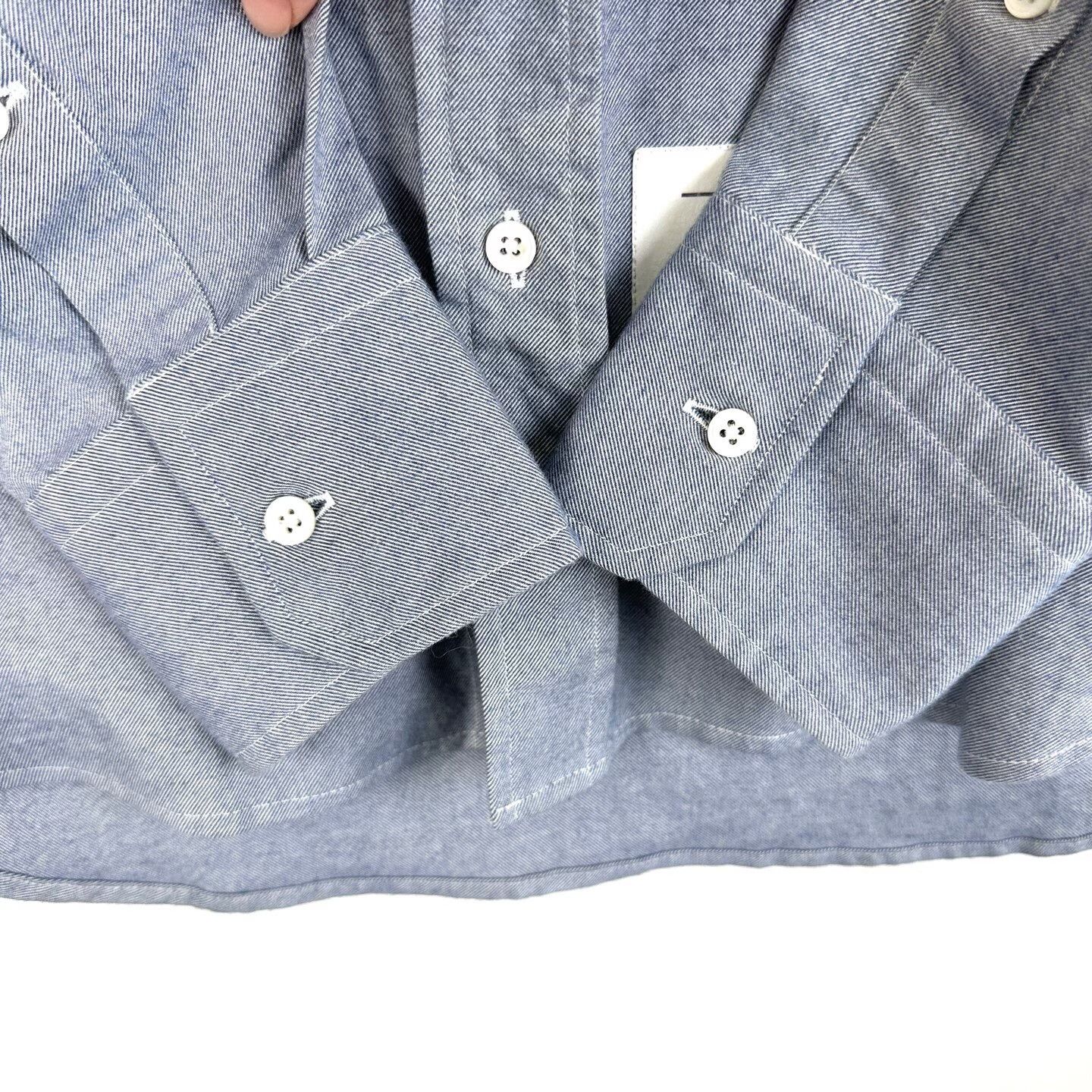 Thom Browne Thom Browne Gray Classic Four-Stripe Shirt Size US S / EU 44-46 / 1 - 6 Thumbnail