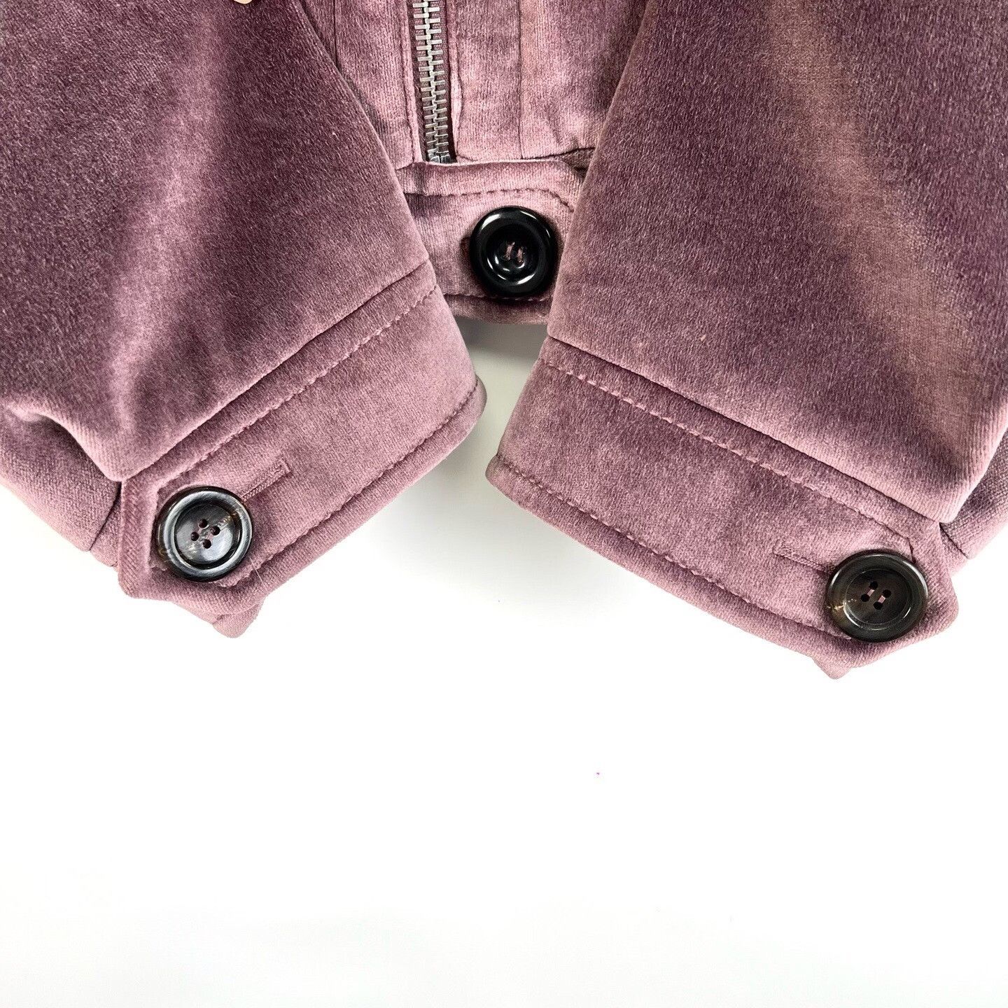 Miu Miu Miu Miu Pink-Purple Beaded Logo Velvet Coat Size M / US 6-8 / IT 42-44 - 6 Thumbnail