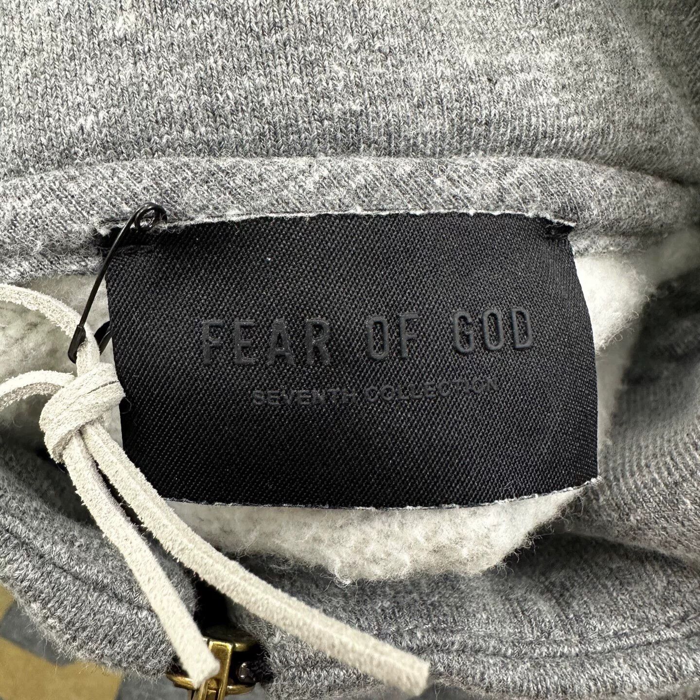 Fear of God Fear of God 7th Flocked ABC Half-Zip Sweatshirt Size US S / EU 44-46 / 1 - 4 Thumbnail