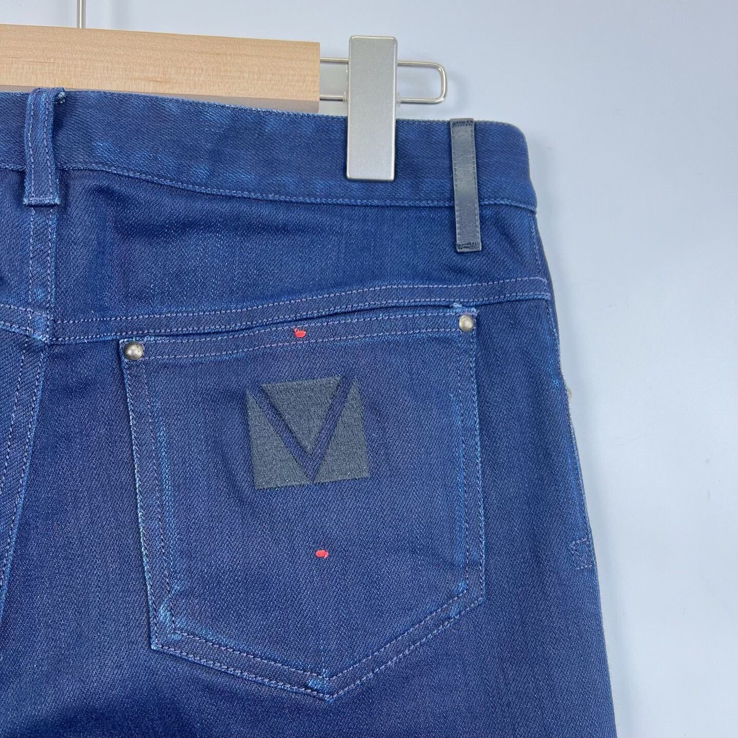 Louis Vuitton Louis Vuitton Dark Blue Straight Jeans Size US 27 - 5 Thumbnail