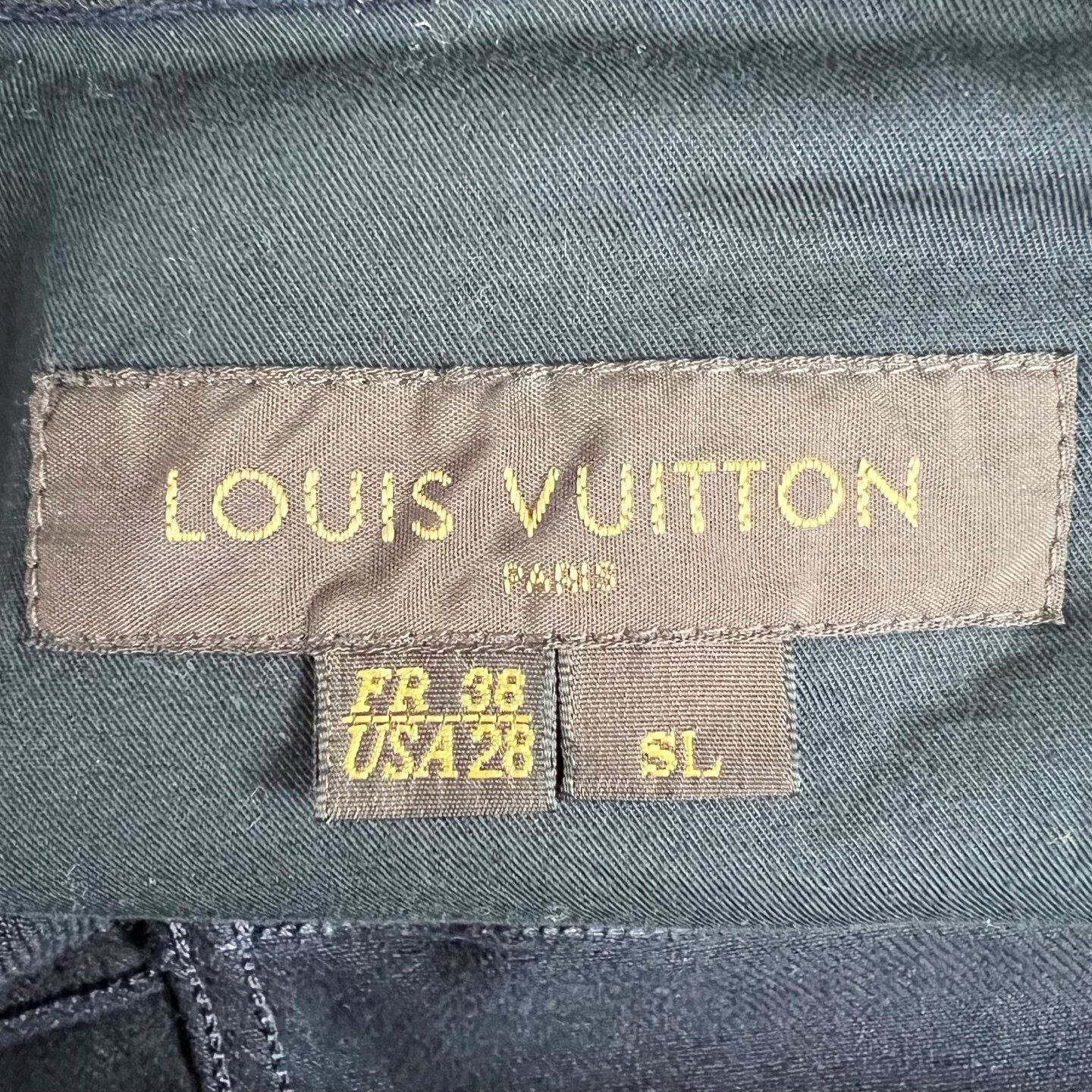 Louis Vuitton Louis Vuitton Dark Blue Straight Jeans Size US 27 - 6 Thumbnail