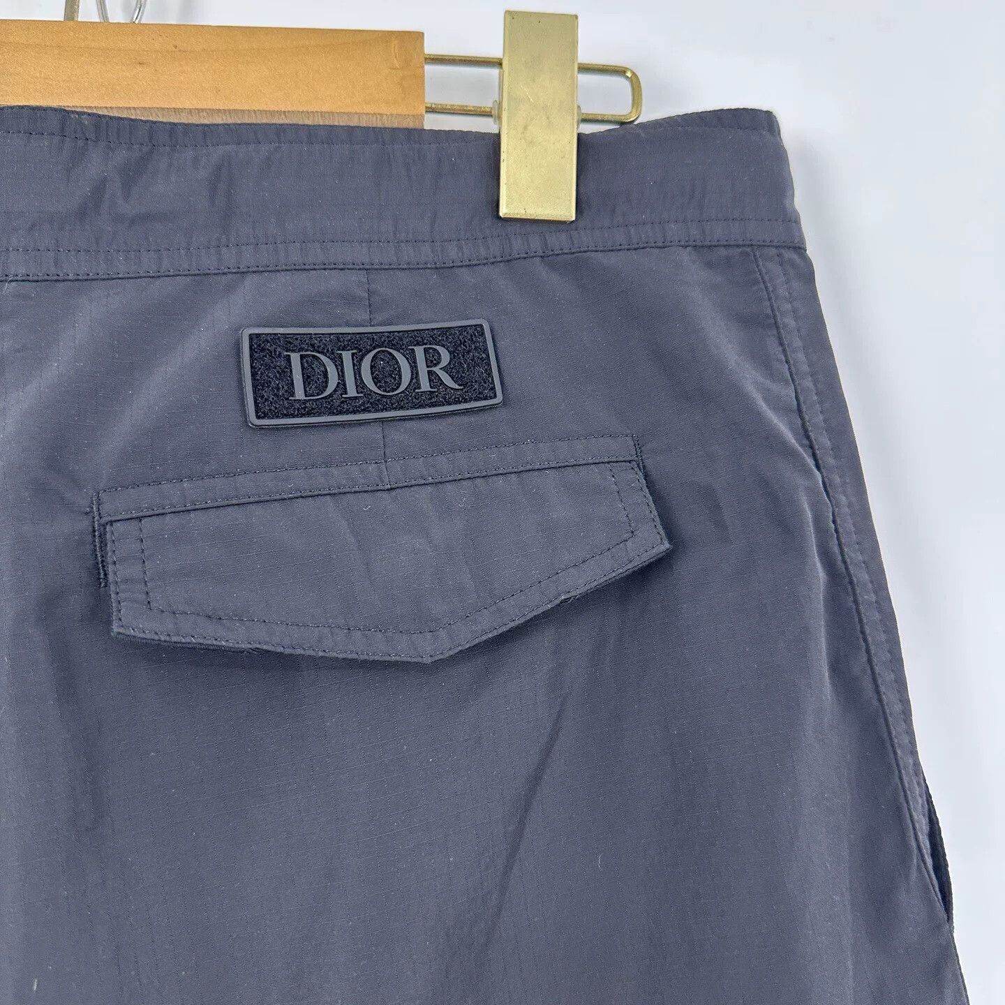 Dior Dior Men's Black Logo Nylon Shorts Size US 32 / EU 48 - 6 Thumbnail