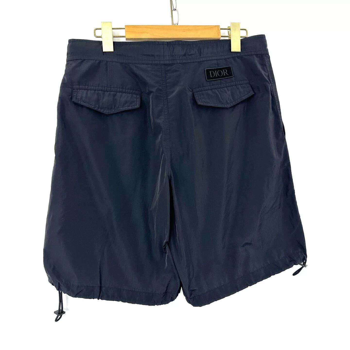 Dior Dior Men's Black Logo Nylon Shorts Size US 32 / EU 48 - 2 Thumbnail