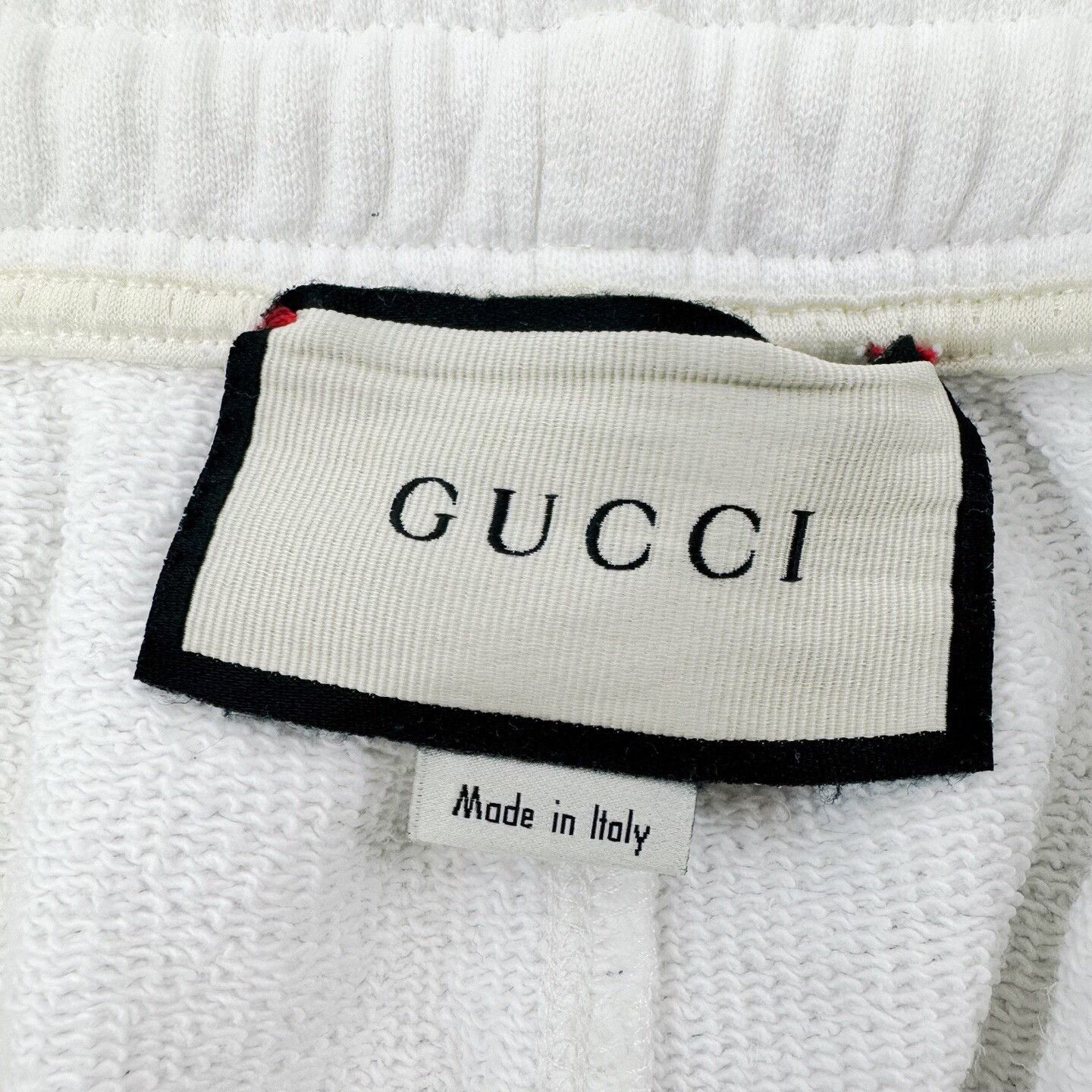 Gucci Gucci Red-Green Stripe Embroidered Logo Joggers Size US 28 / EU 44 - 4 Thumbnail