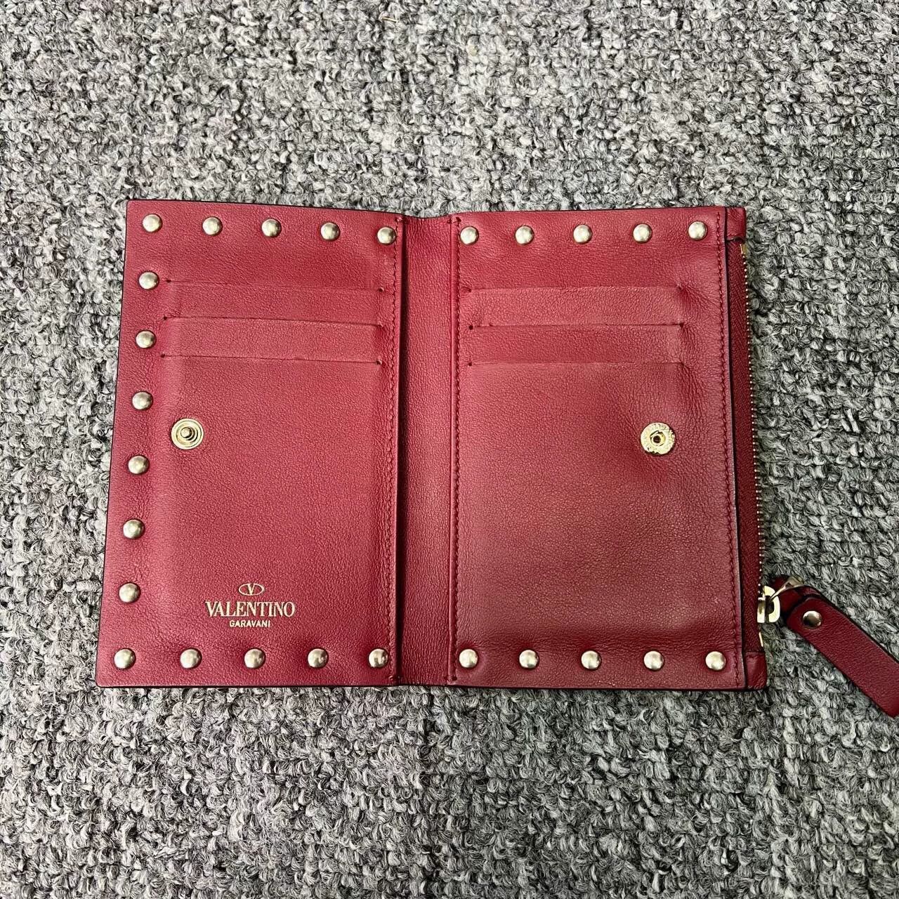 Valentino Valentino Studded Zip Short Wallet Size ONE SIZE - 3 Thumbnail