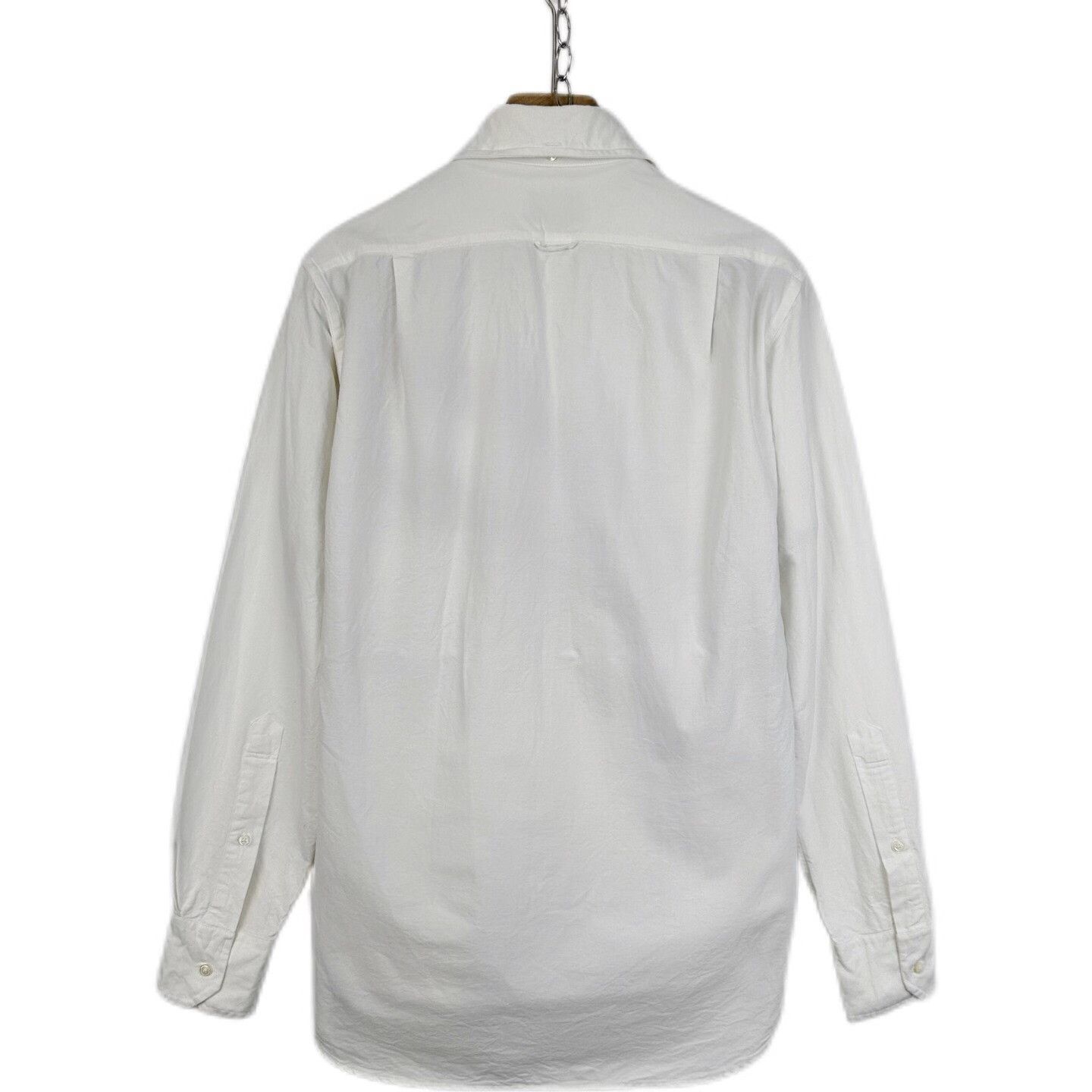Thom Browne Thom Browne Classic Three-Stripe Long-Sleeve Shirt Size US L / EU 52-54 / 3 - 2 Thumbnail