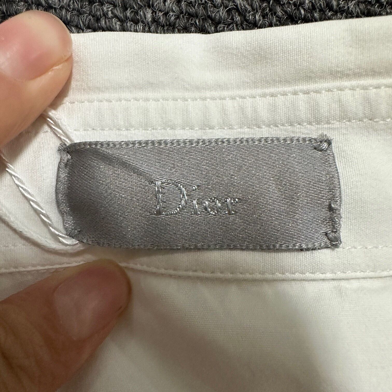 Dior Dior White Bee Embroidery Lapel Shirt Size US M / EU 48-50 / 2 - 4 Thumbnail