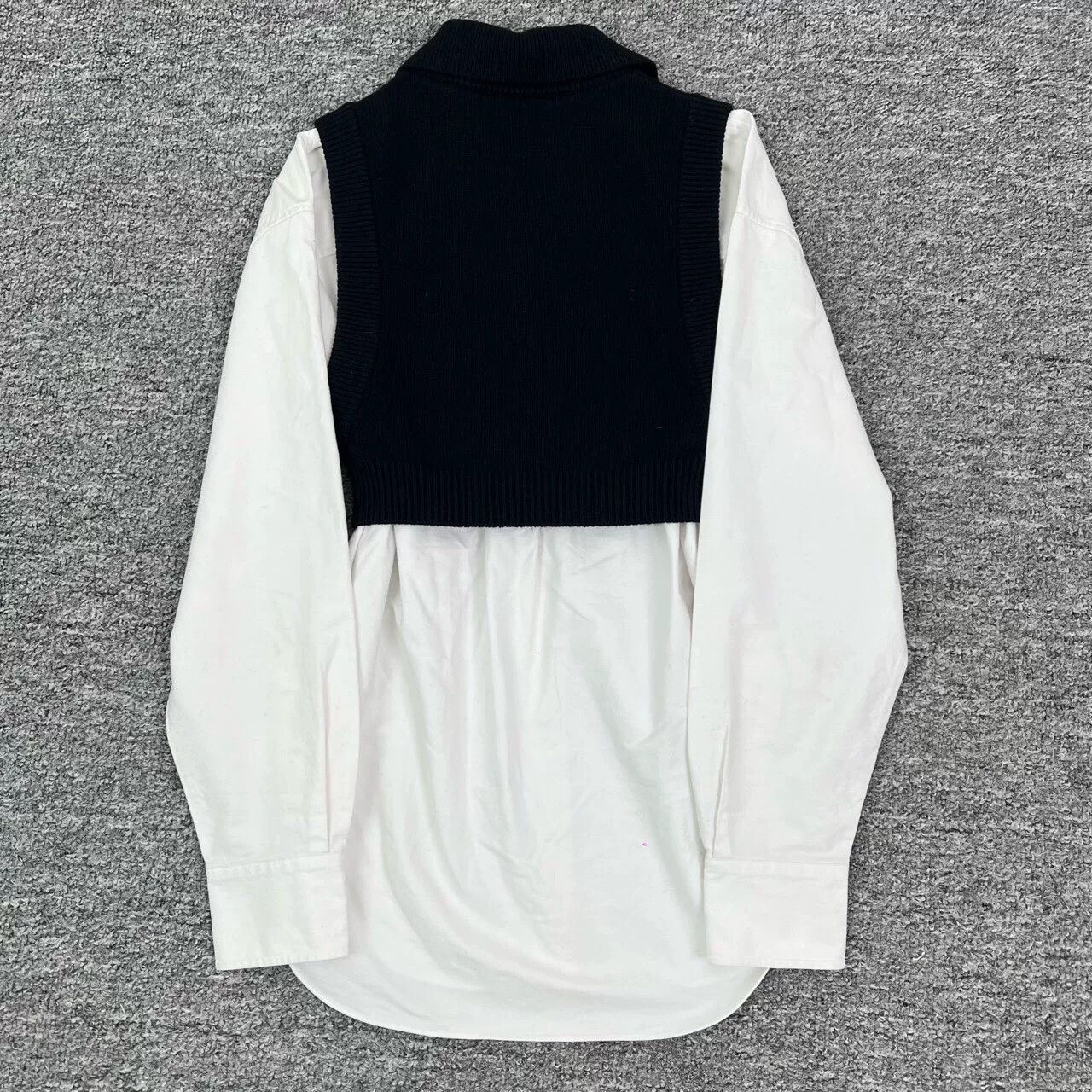 Alexander Wang Alexanderwang Two-Piece Sweater Shirt Size XS / US 0-2 / IT 36-38 - 2 Thumbnail