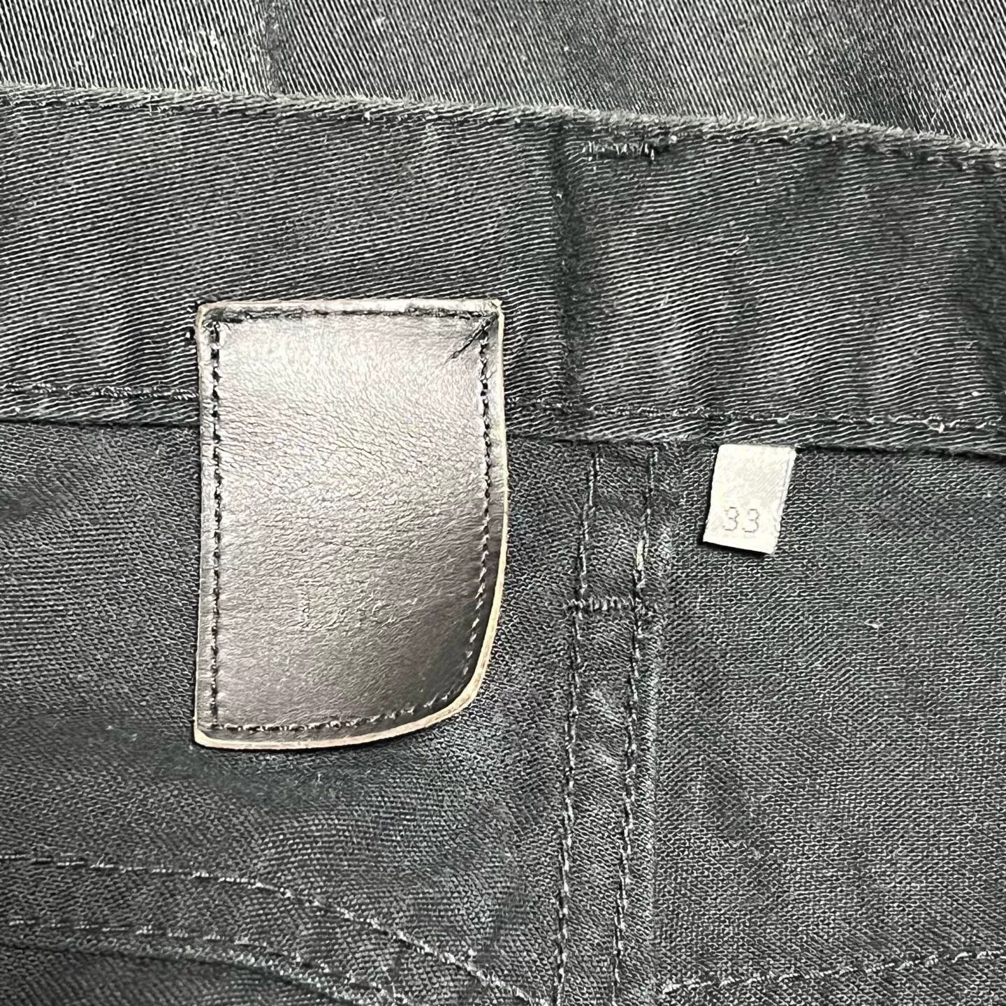 Dior Dior Black Splatter Distressed Denim Pants Size US 33 - 5 Thumbnail