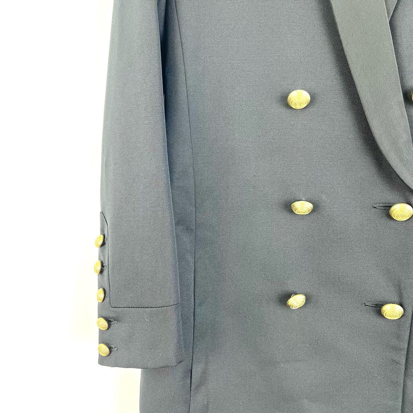 Balmain Balmain x H&M Black Double-Breasted Blazer Size XS / US 0-2 / IT 36-38 - 8 Thumbnail
