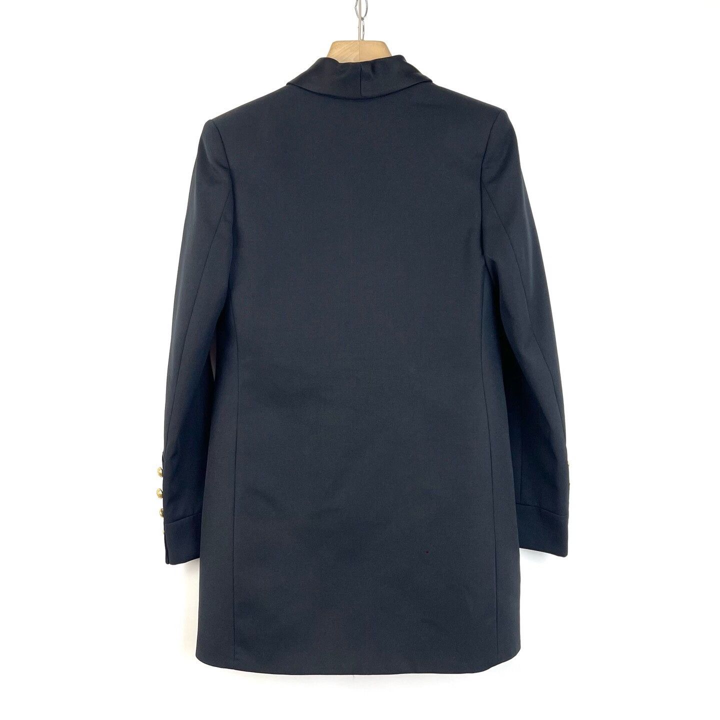 Balmain Balmain x H&M Black Double-Breasted Blazer Size XS / US 0-2 / IT 36-38 - 2 Thumbnail