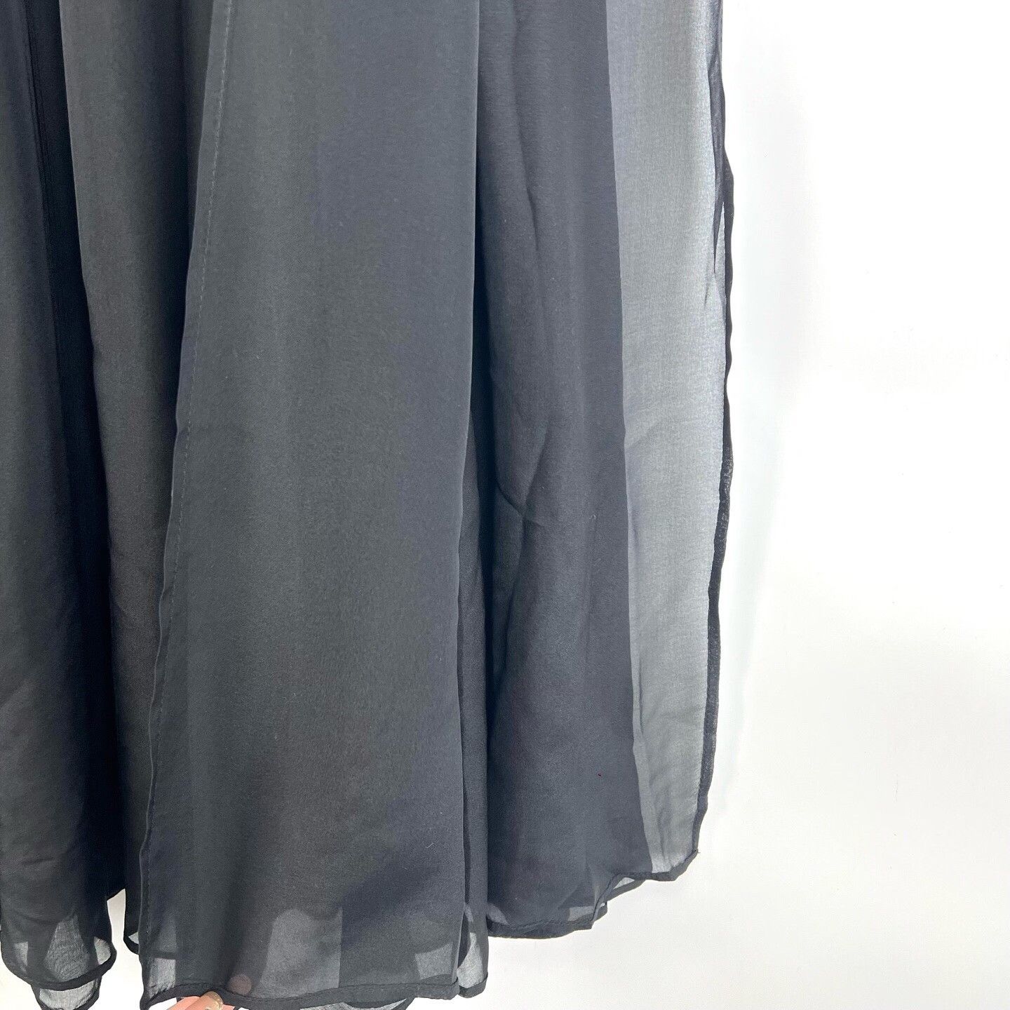 Balmain Balmain Women's Long Mesh Slit Midi Skirt Size 38" / US 16 / IT 52 - 5 Thumbnail