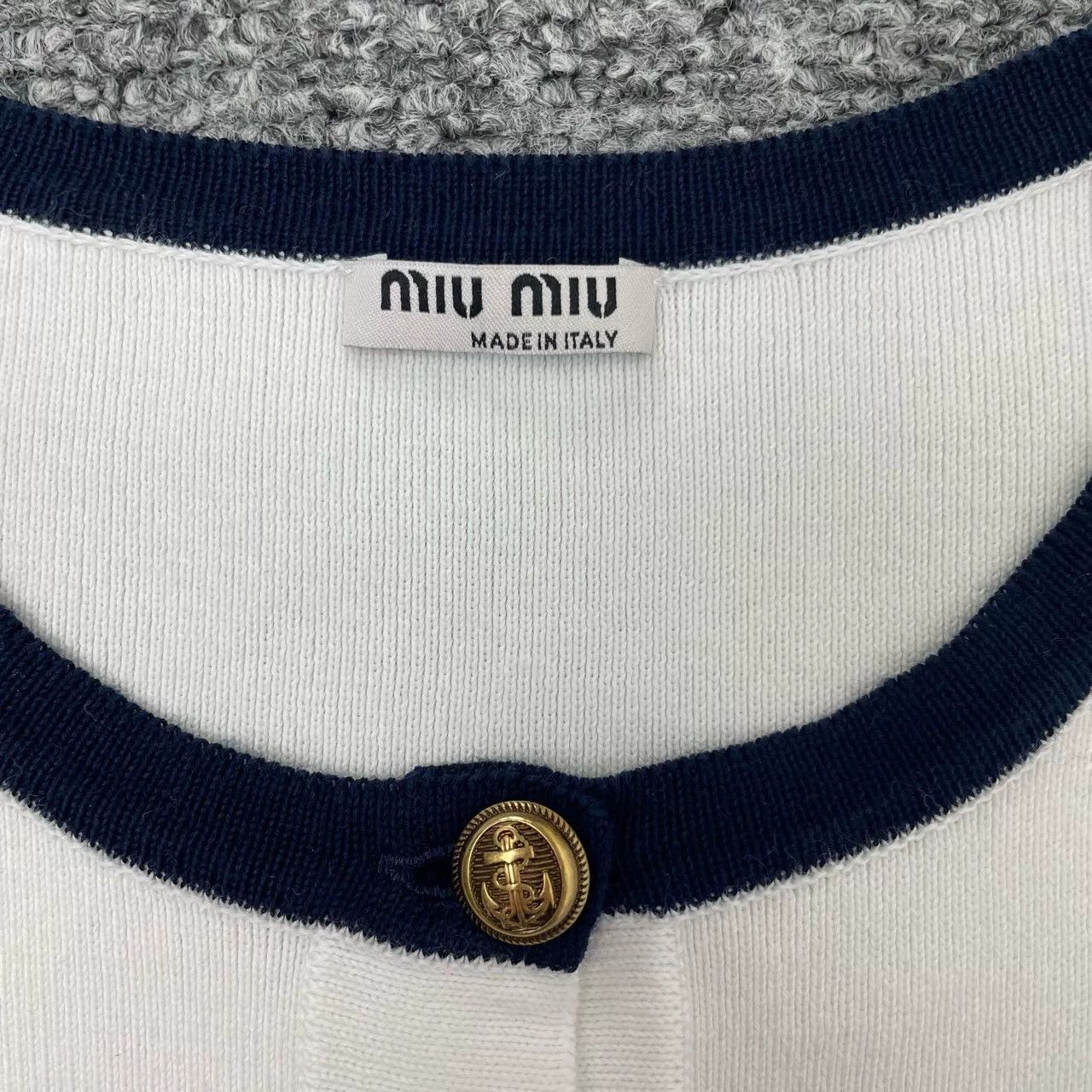 Miu Miu Miumiu Short-sleeve Knit Cardigan Size S / US 4 / IT 40 - 3 Thumbnail