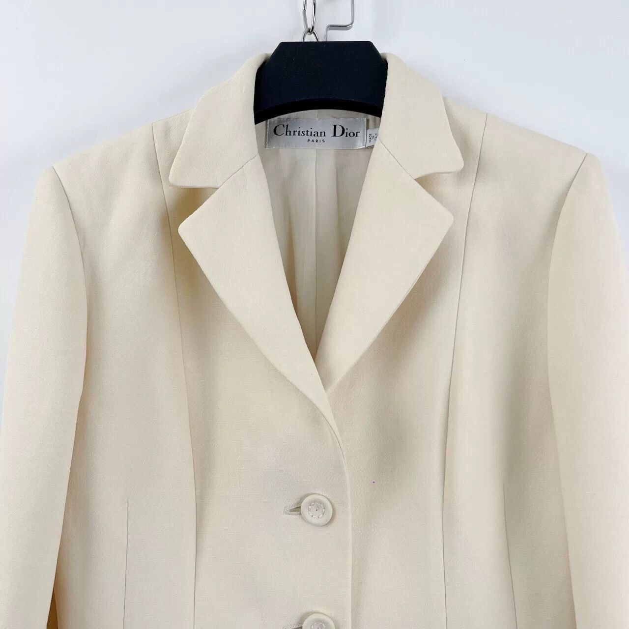 Dior Dior Bar Jacket White Single-Breasted Blazer Size S / US 4 / IT 40 - 3 Thumbnail