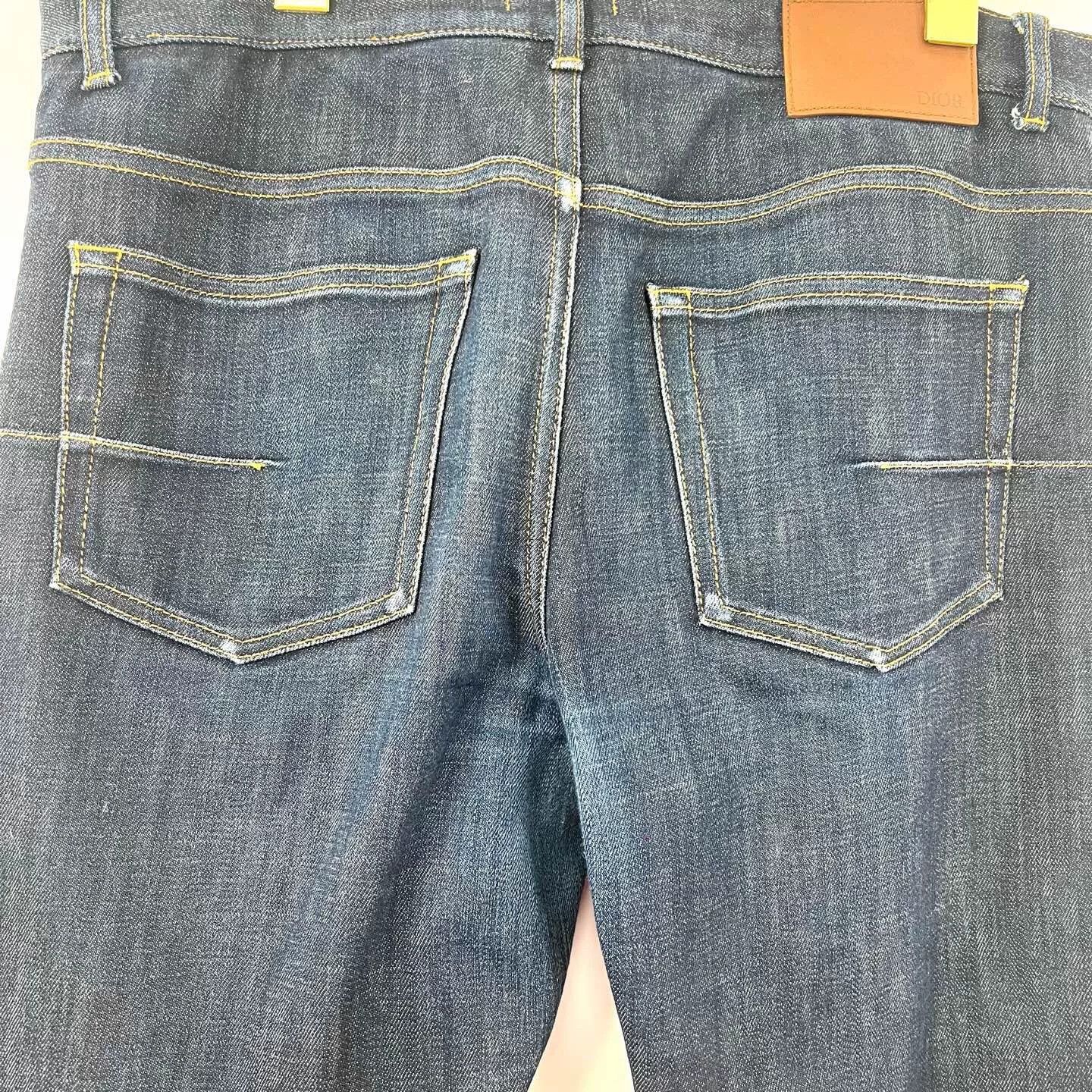 Dior Dior Men's Straight Slim Logo Jeans Size US 34 / EU 50 - 8 Thumbnail