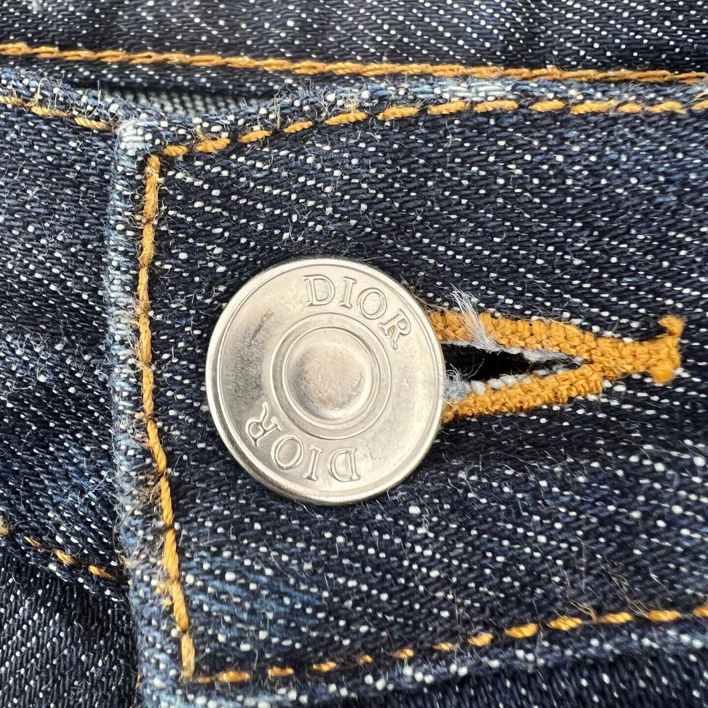 Dior Dior Men's Straight Slim Logo Jeans Size US 34 / EU 50 - 5 Thumbnail