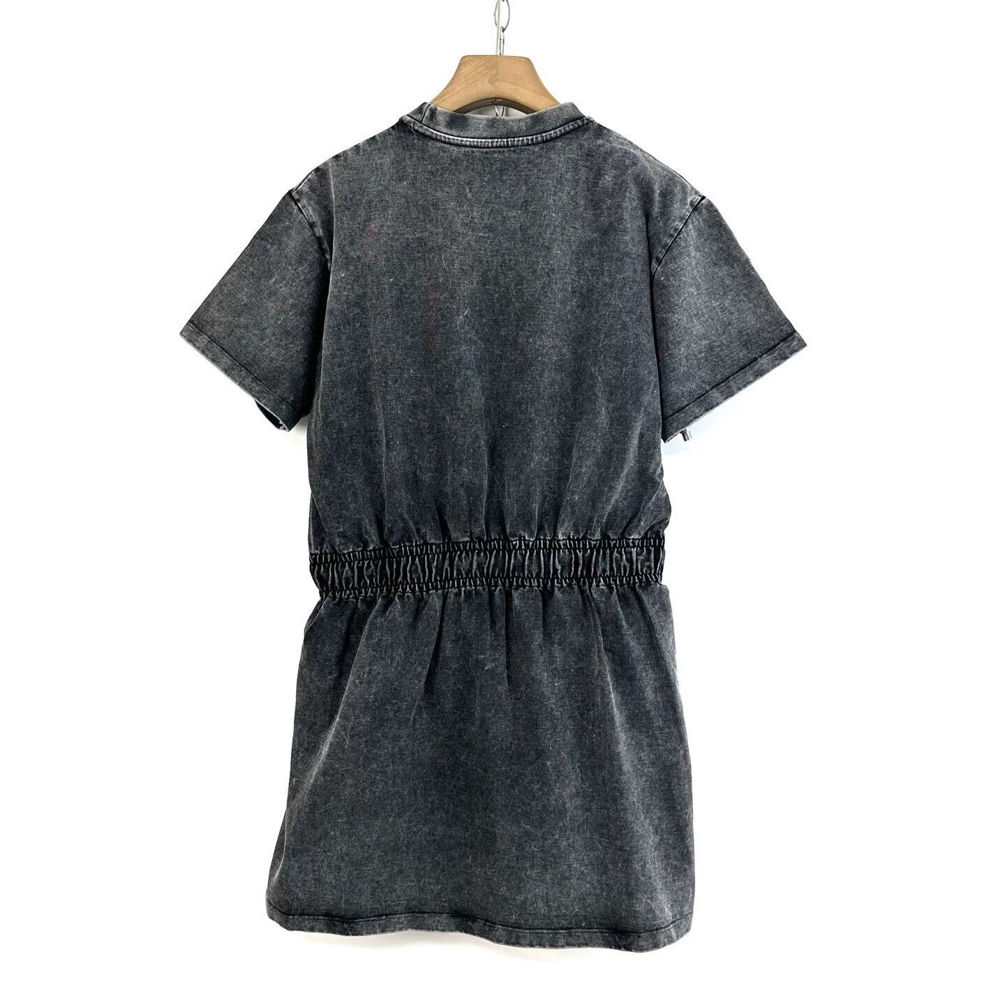 Louis Vuitton Louis Vuitton Grey Washed Distressed Waist-Cinched Dress Size S / US 4 / IT 40 - 2 Thumbnail