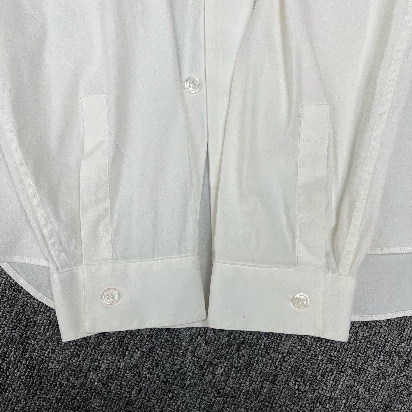 Dior Dior White Collar Slogan Long-Sleeve Shirt Size US XXS / EU 40 - 5 Thumbnail