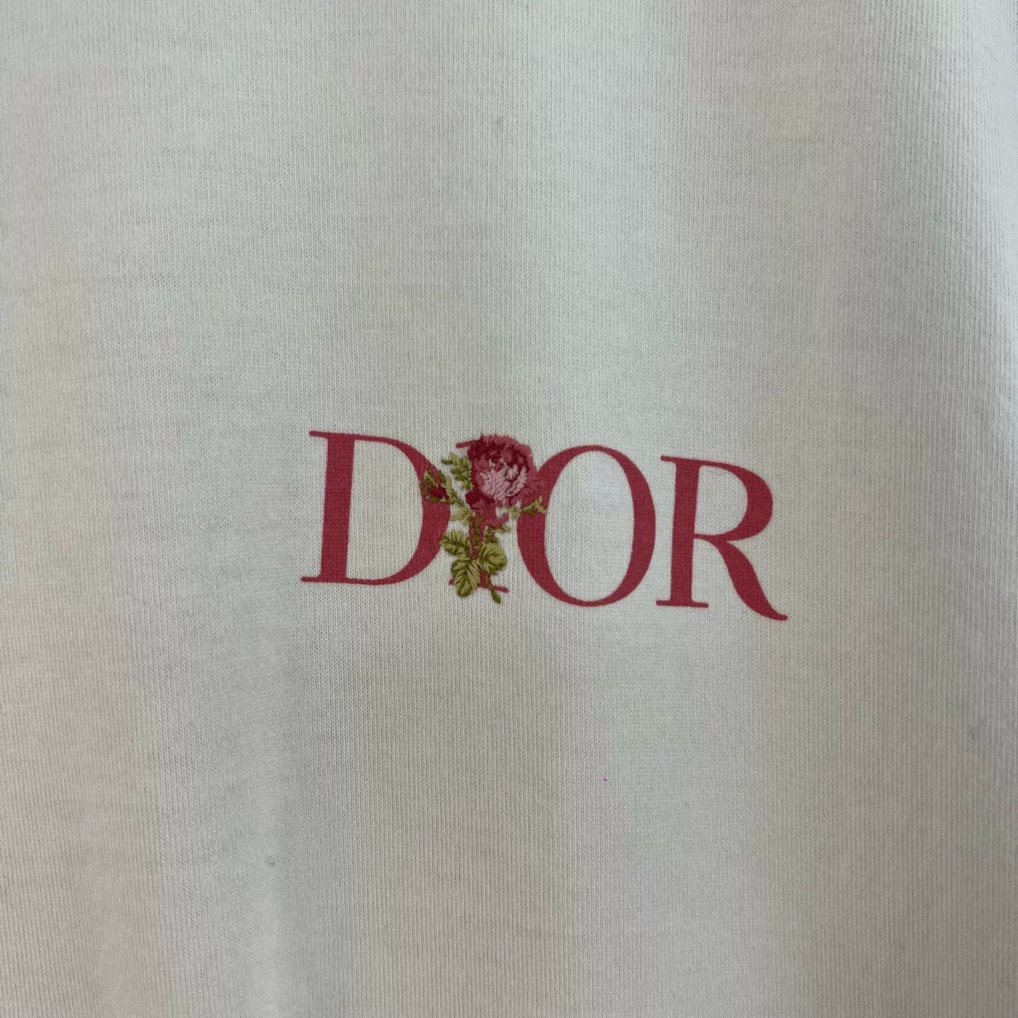 Dior Dior White Rose Embroidery Short Sleeve Size XXL / US 16-18 / IT 52-54 - 6 Thumbnail