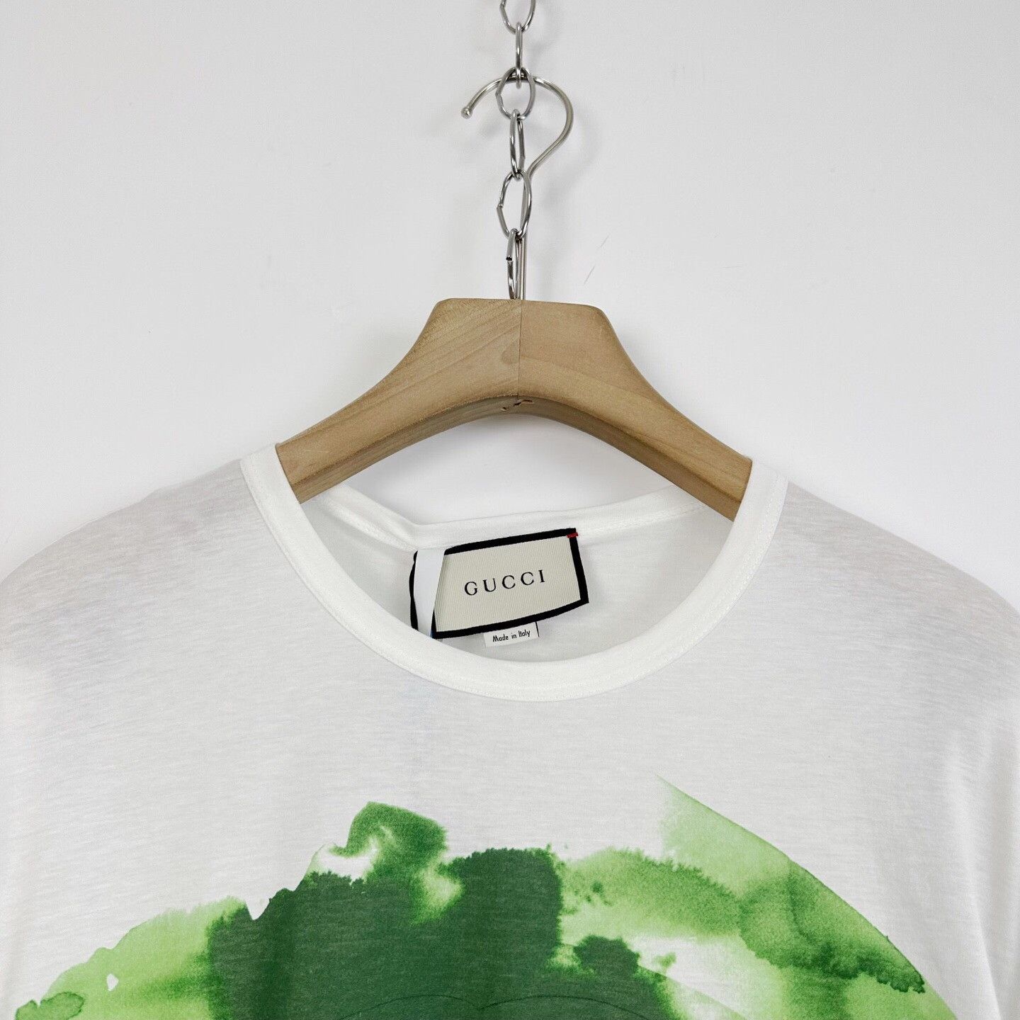Gucci Gucci Ink Print Double G Logo T-shirt Size US M / EU 48-50 / 2 - 3 Thumbnail