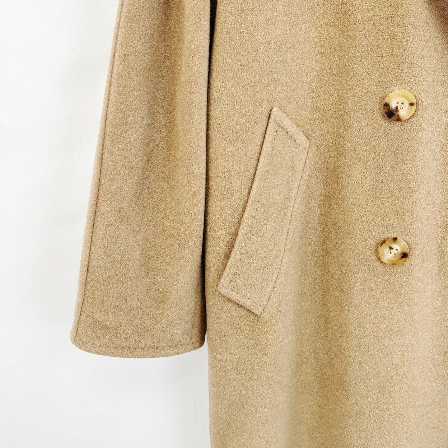 Max Mara MaxMara 101801 Madame Camel Wool Coat Size XS / US 0-2 / IT 36-38 - 6 Thumbnail