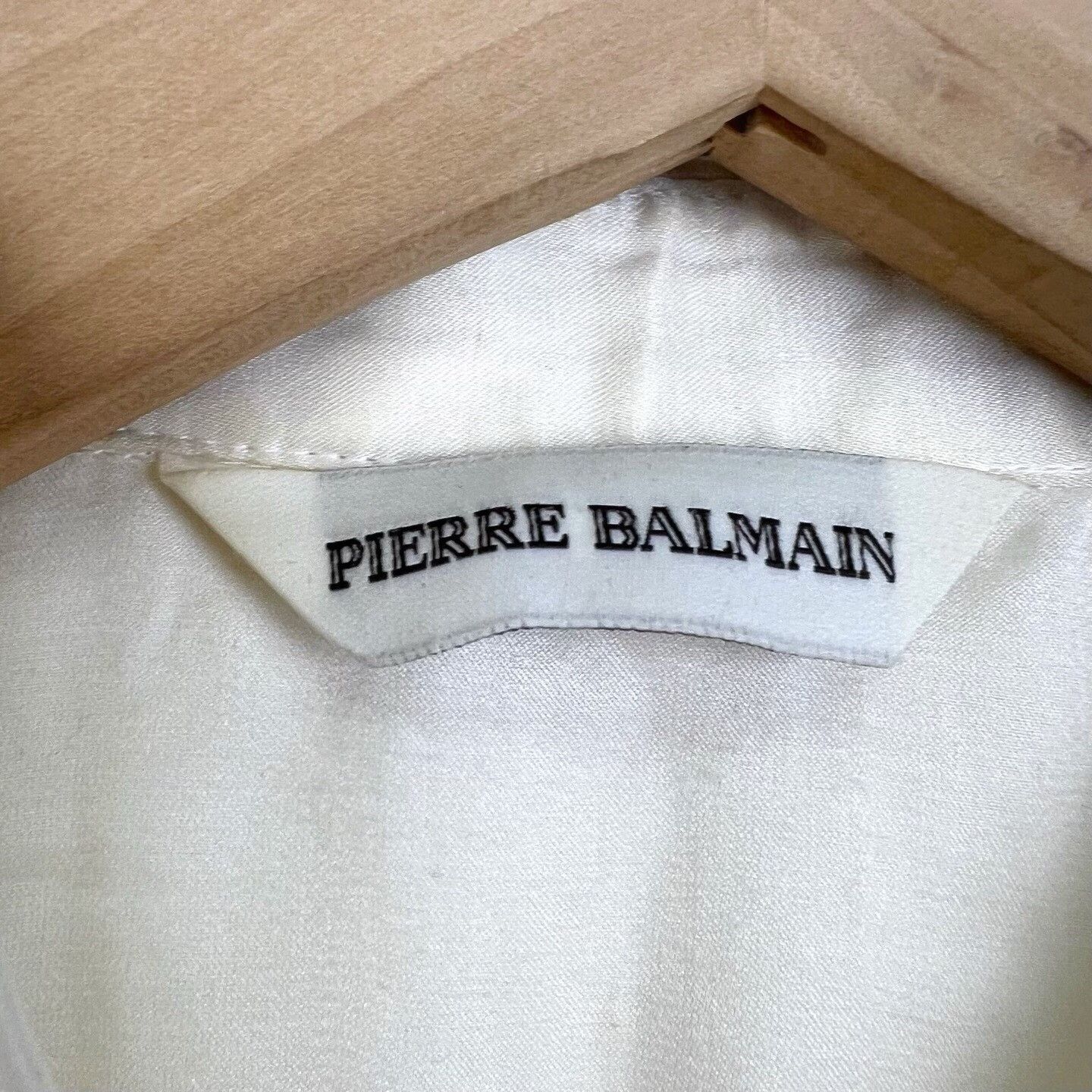 Balmain Balmain White Ox Head Buckle Sleeveless Cotton Top Size XS / US 0-2 / IT 36-38 - 4 Thumbnail