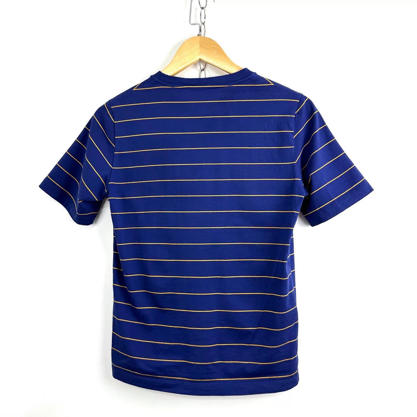 Miu Miu Miu Miu 2025 Blue Stripe Logo Short Sleeve Size S / US 4 / IT 40 - 2 Thumbnail