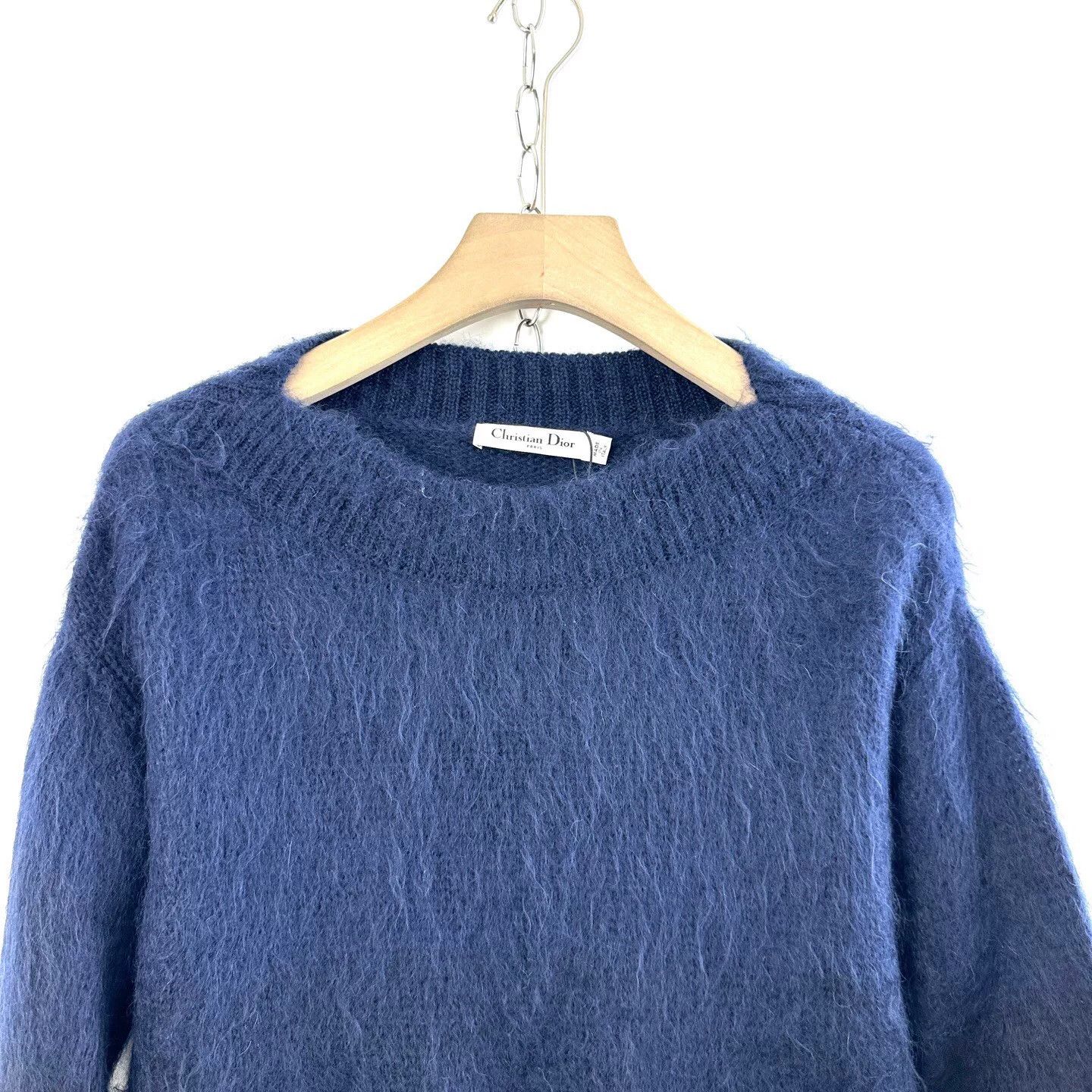 Dior DIOR Angora Blue-Black Gradient Sweater Size XS / US 0-2 / IT 36-38 - 3 Thumbnail