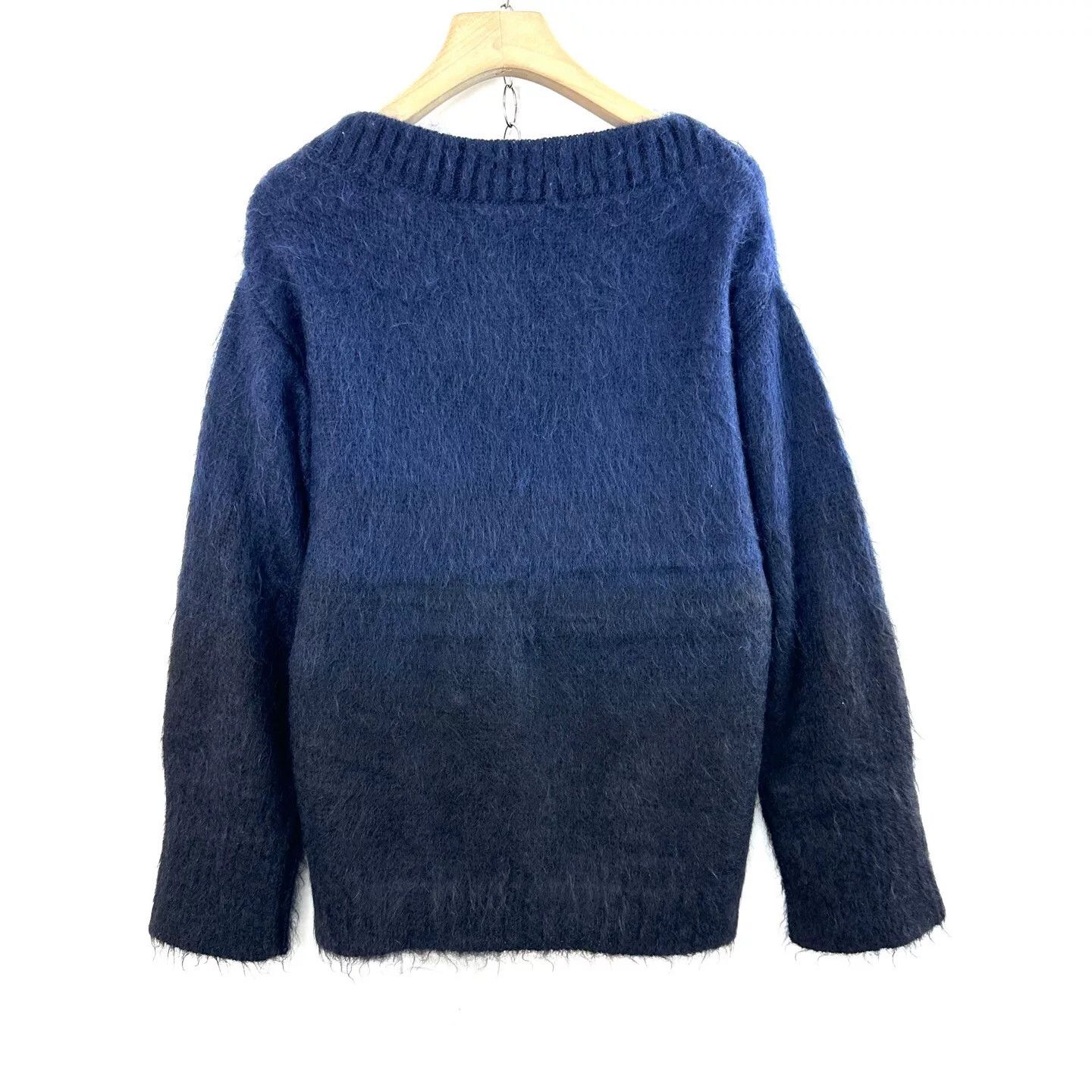 Dior DIOR Angora Blue-Black Gradient Sweater Size XS / US 0-2 / IT 36-38 - 2 Thumbnail