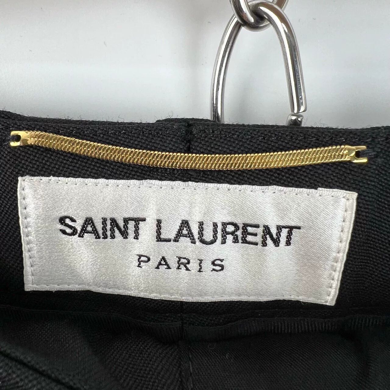 Saint Laurent Paris Saint Laurent Black Cuffed Tailored Shorts Size 36" / US 14 / IT 50 - 3 Thumbnail