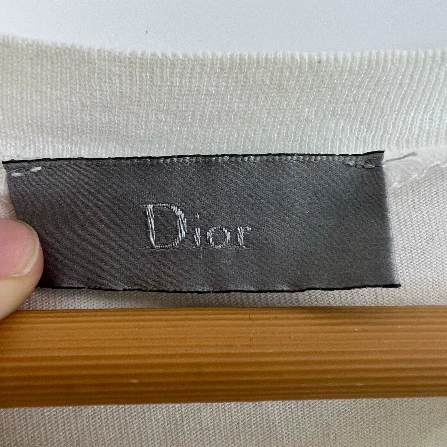 Dior Dior White Short-Sleeve T-Shirt with Bee Embroidery Size XS / US 0-2 / IT 36-38 - 4 Thumbnail