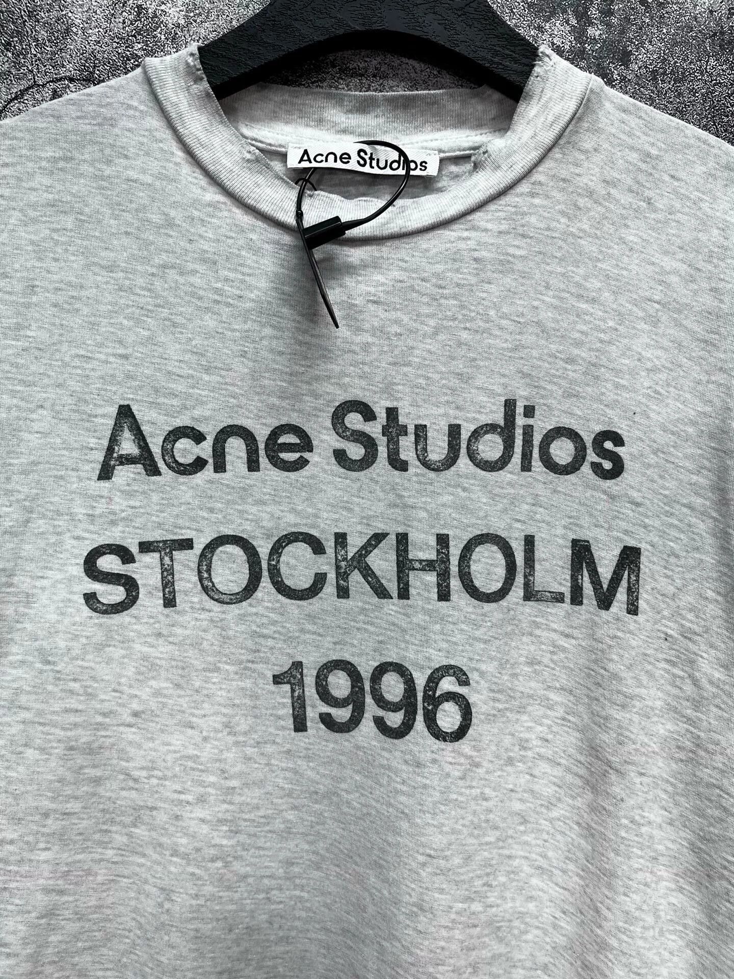 Acne Studios Acne Studios Logo Short Sleeve Tee Size XXS / US 00 / IT 34 - 3 Thumbnail