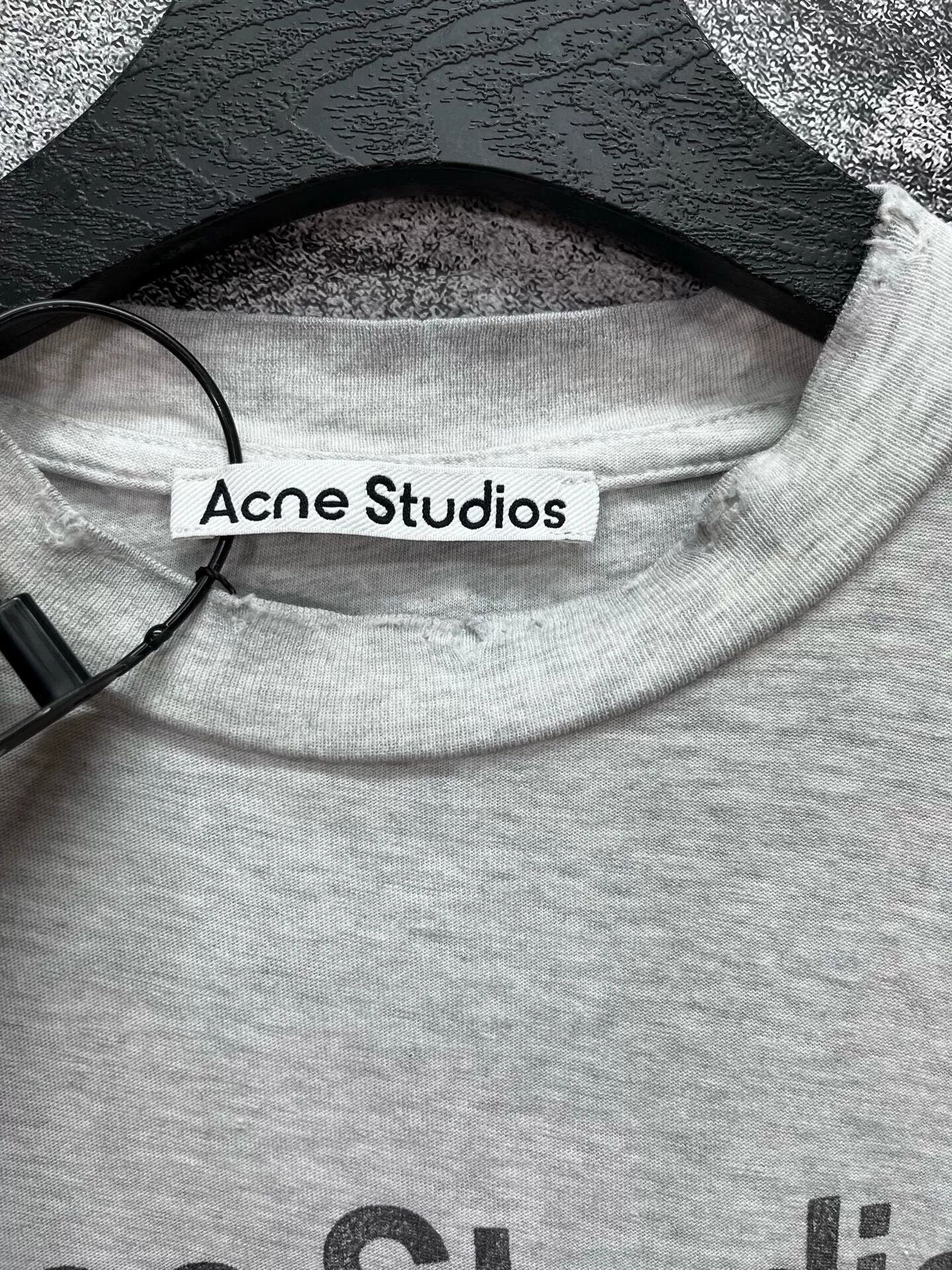 Acne Studios Acne Studios Logo Short Sleeve Tee Size XXS / US 00 / IT 34 - 4 Thumbnail