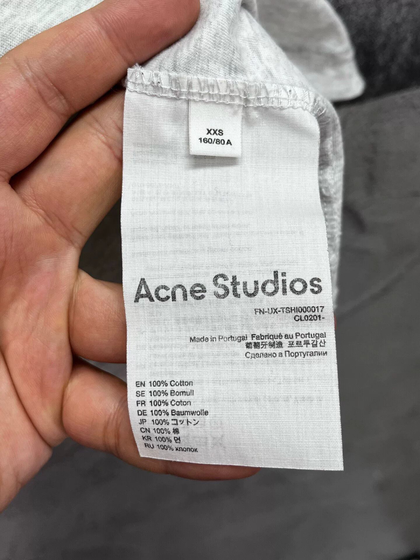 Acne Studios Acne Studios Logo Short Sleeve Tee Size XXS / US 00 / IT 34 - 5 Thumbnail