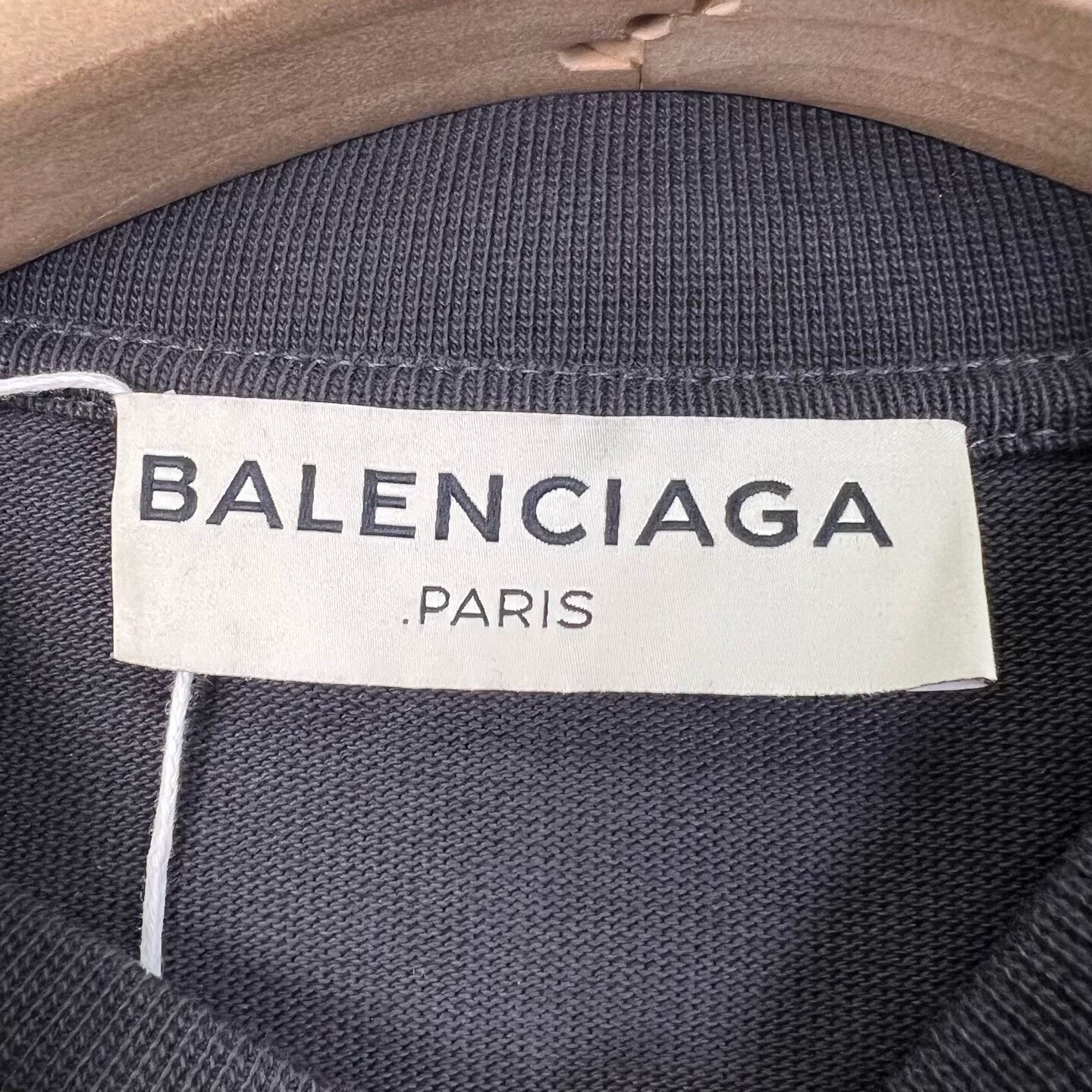Balenciaga Balenciaga Black Asymmetric Short Sleeve Top Size S / US 4 / IT 40 - 4 Thumbnail