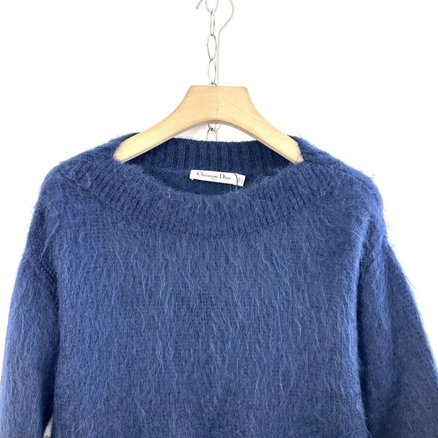 Dior Dior Mohair Blue Black Ombre Sweater Size XS / US 0-2 / IT 36-38 - 3 Thumbnail