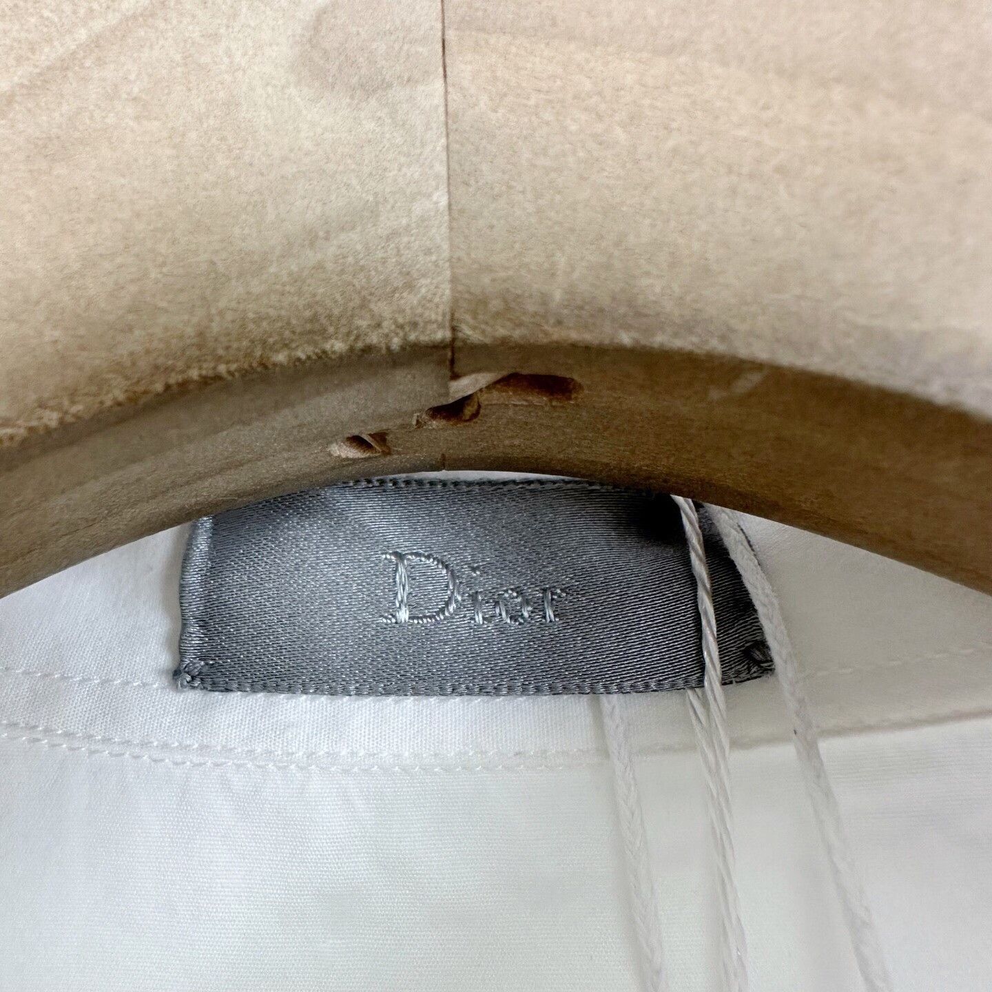 Dior Dior White Embroidered Bee Collar Shirt Size S / US 4 / IT 40 - 4 Thumbnail