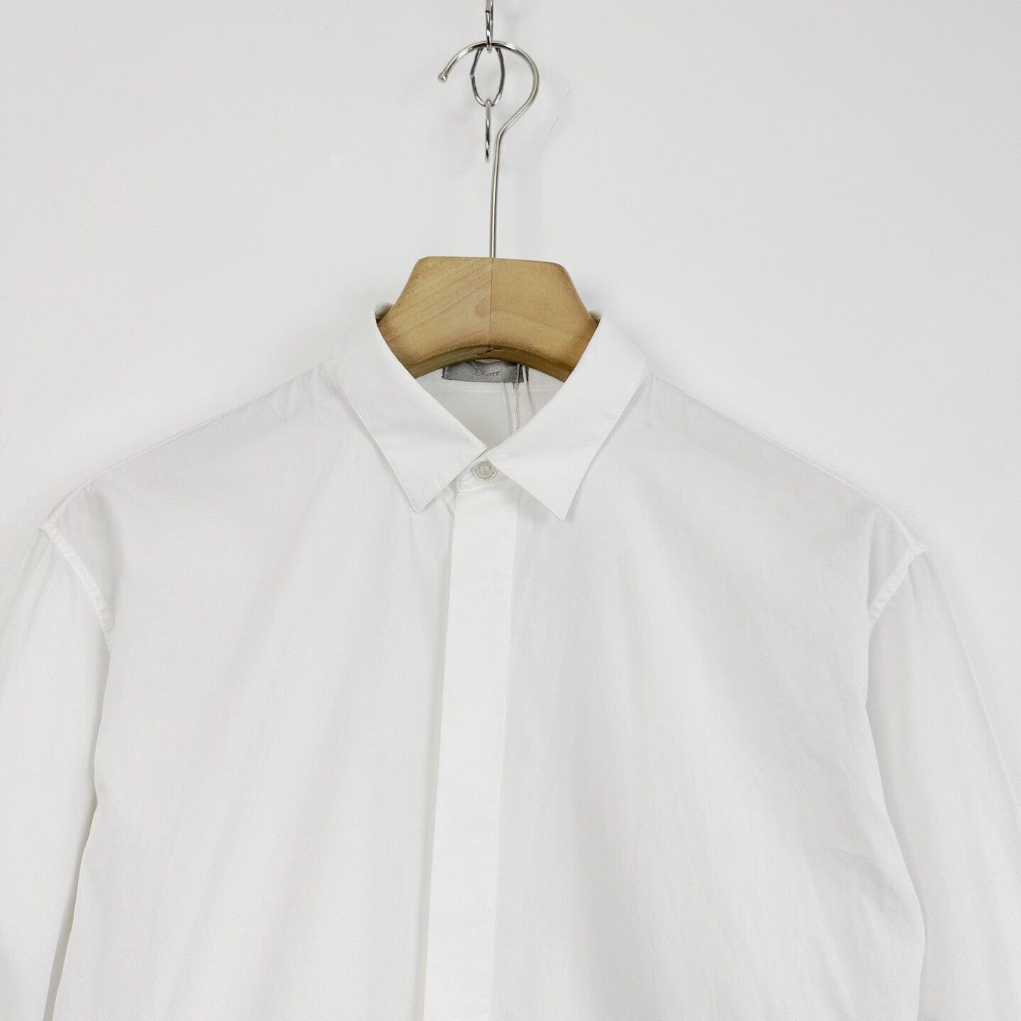 Dior Dior White Embroidered Bee Collar Shirt Size S / US 4 / IT 40 - 3 Thumbnail
